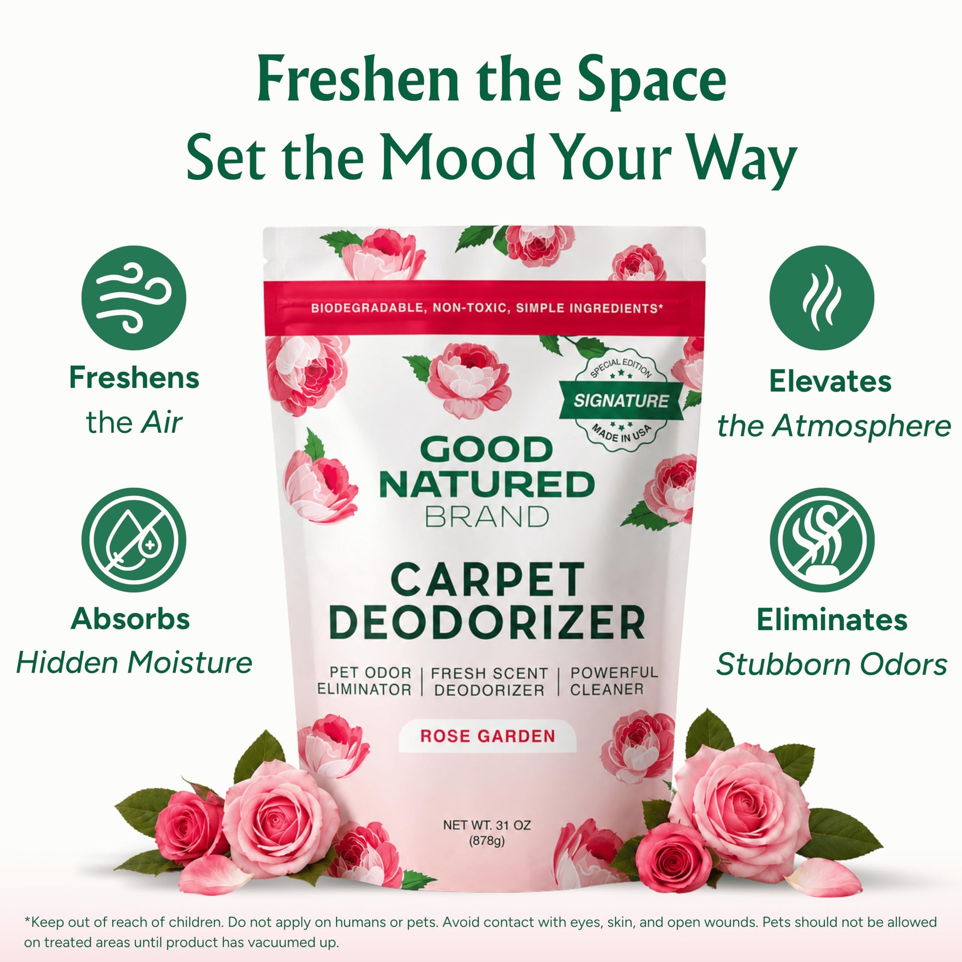 Carpet Freshener & Deodorizer Powder (31 Ounce)