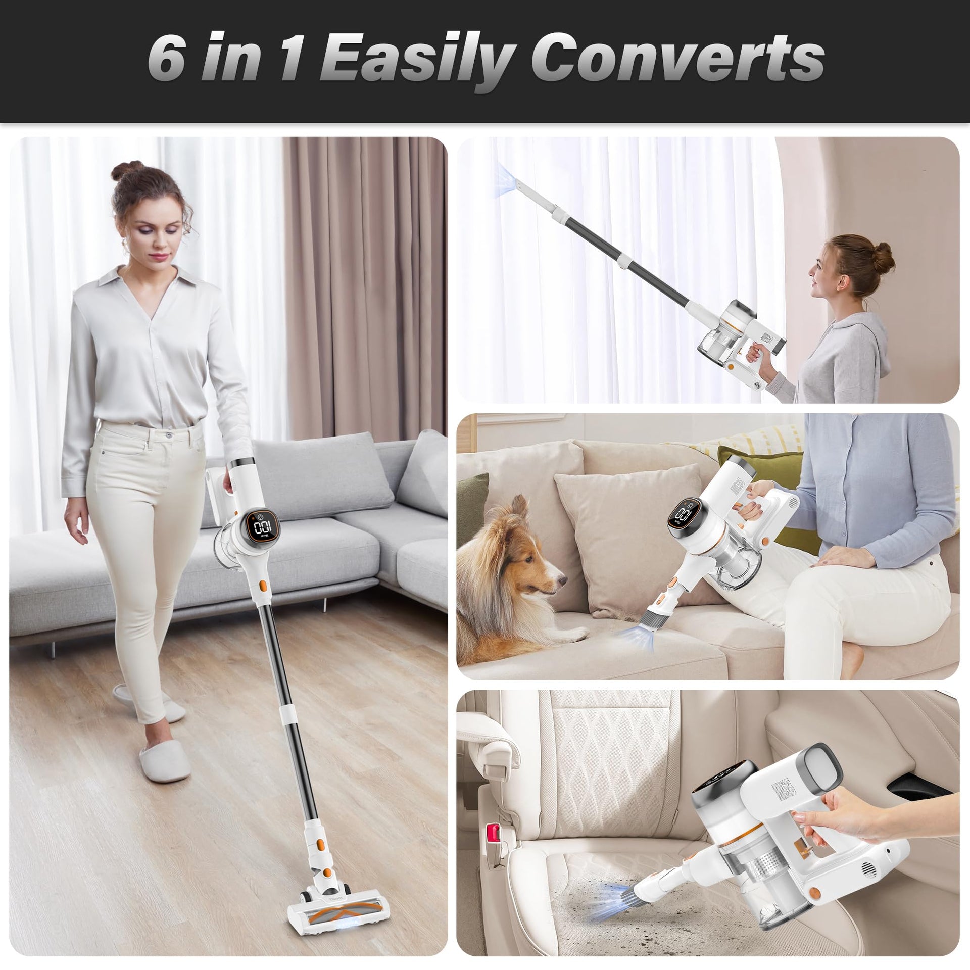 V500 Cordless Vacuum Cleaner for Home