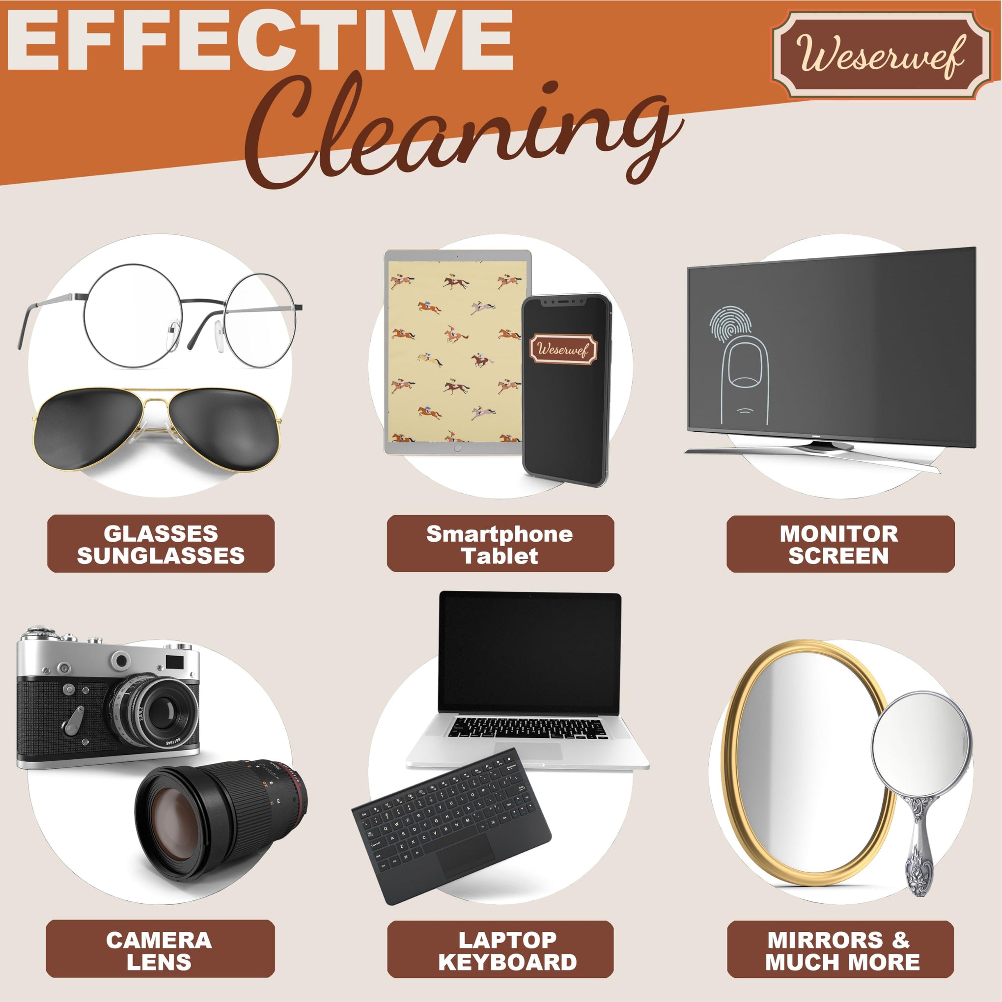 Design Microfiber Glasses Cleaning Cloth