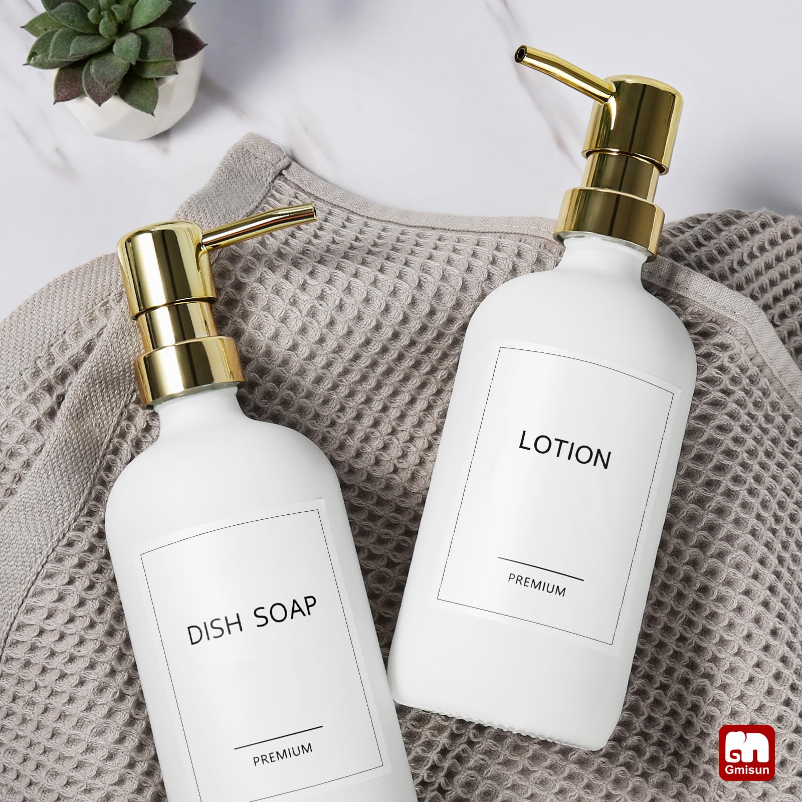 White Soap Dispenser (2 Count)