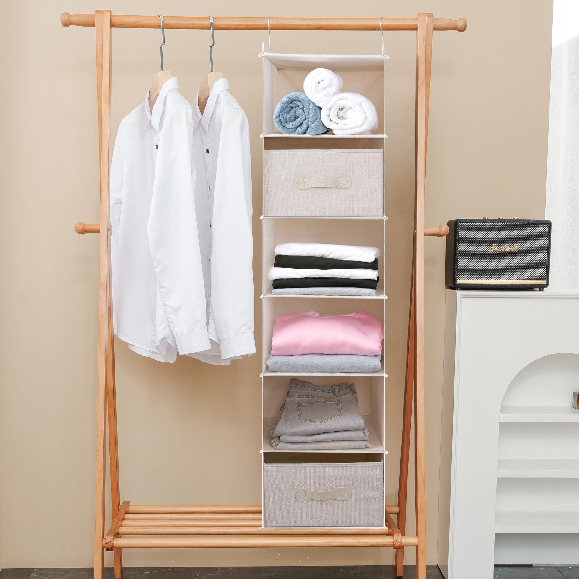 Large Hanging Sweater Organizer for Closet