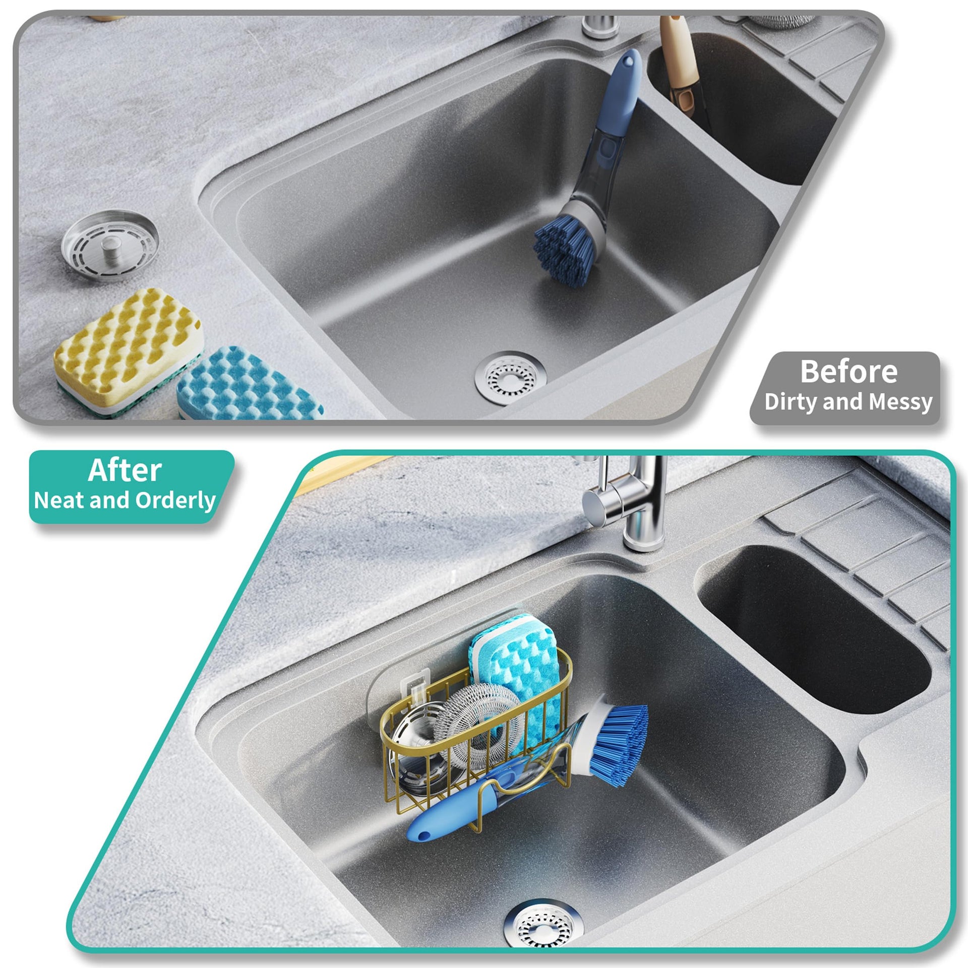 Sponge Holder for Kitchen Sink