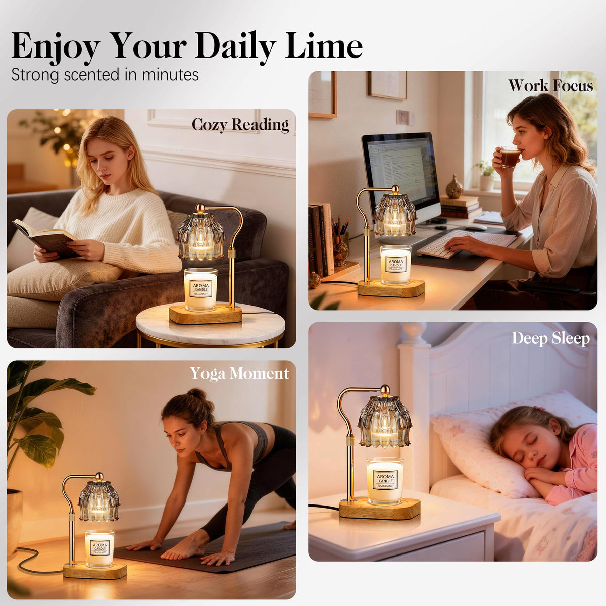 Candle Warmer Lamp with Timer Dimmer