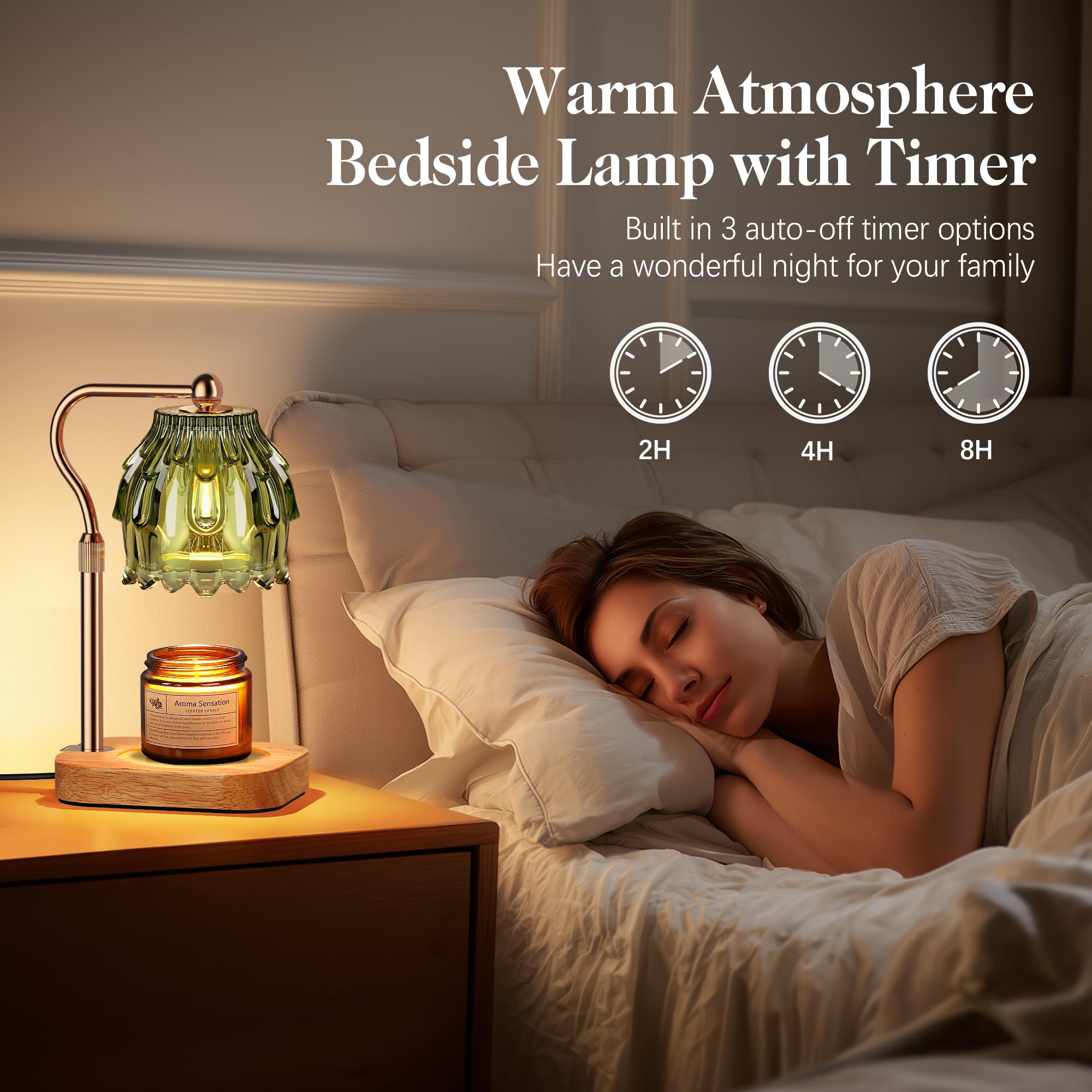 Candle Warmer Lamp with Timer Dimmer