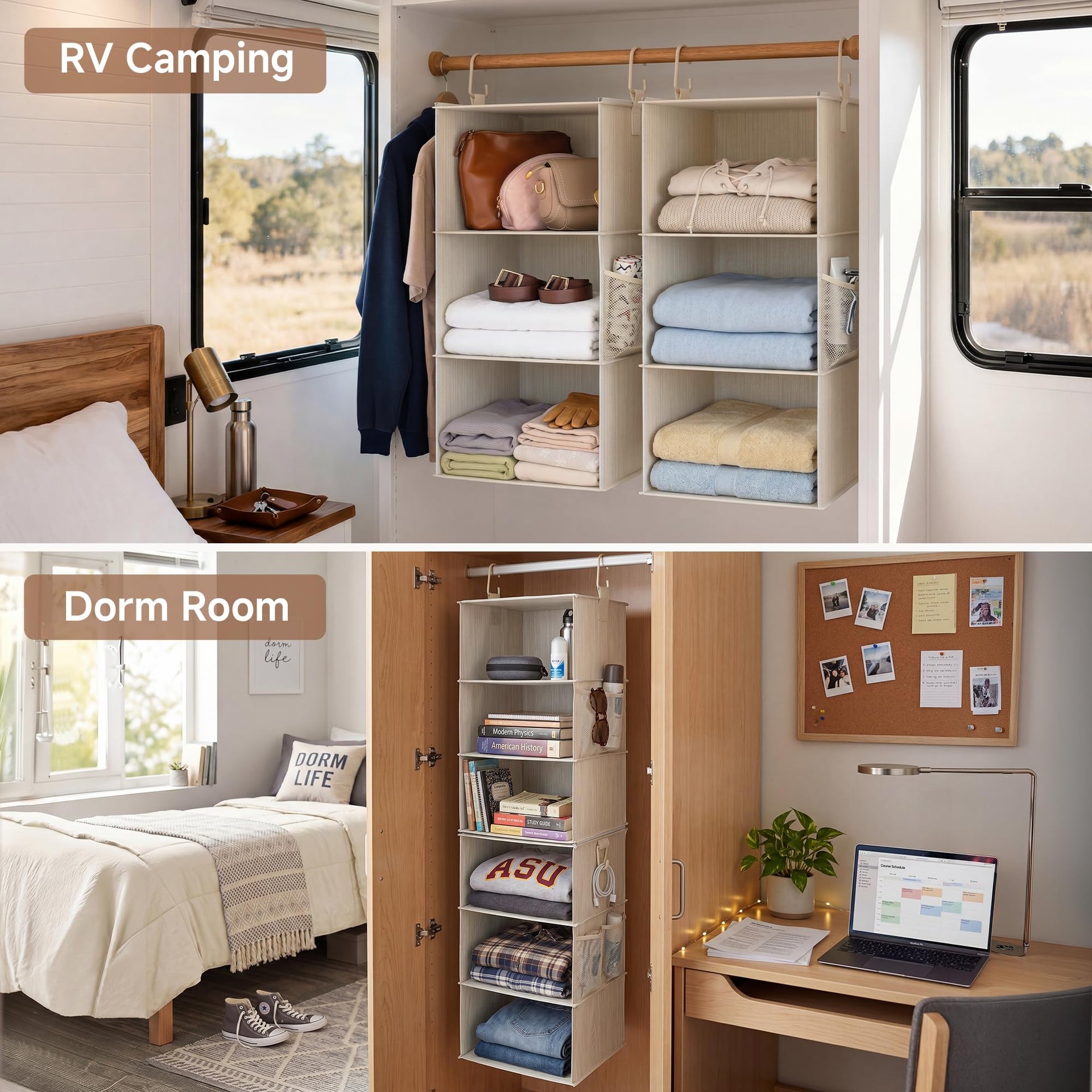 6 Shelf Closet Organizers