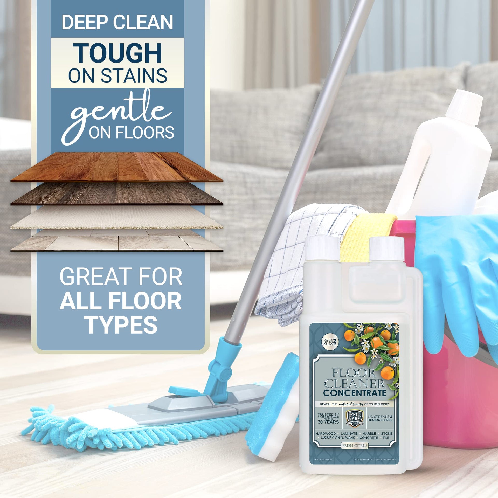 Citrus Floor Cleaner Concentrate (16 Fl Oz)