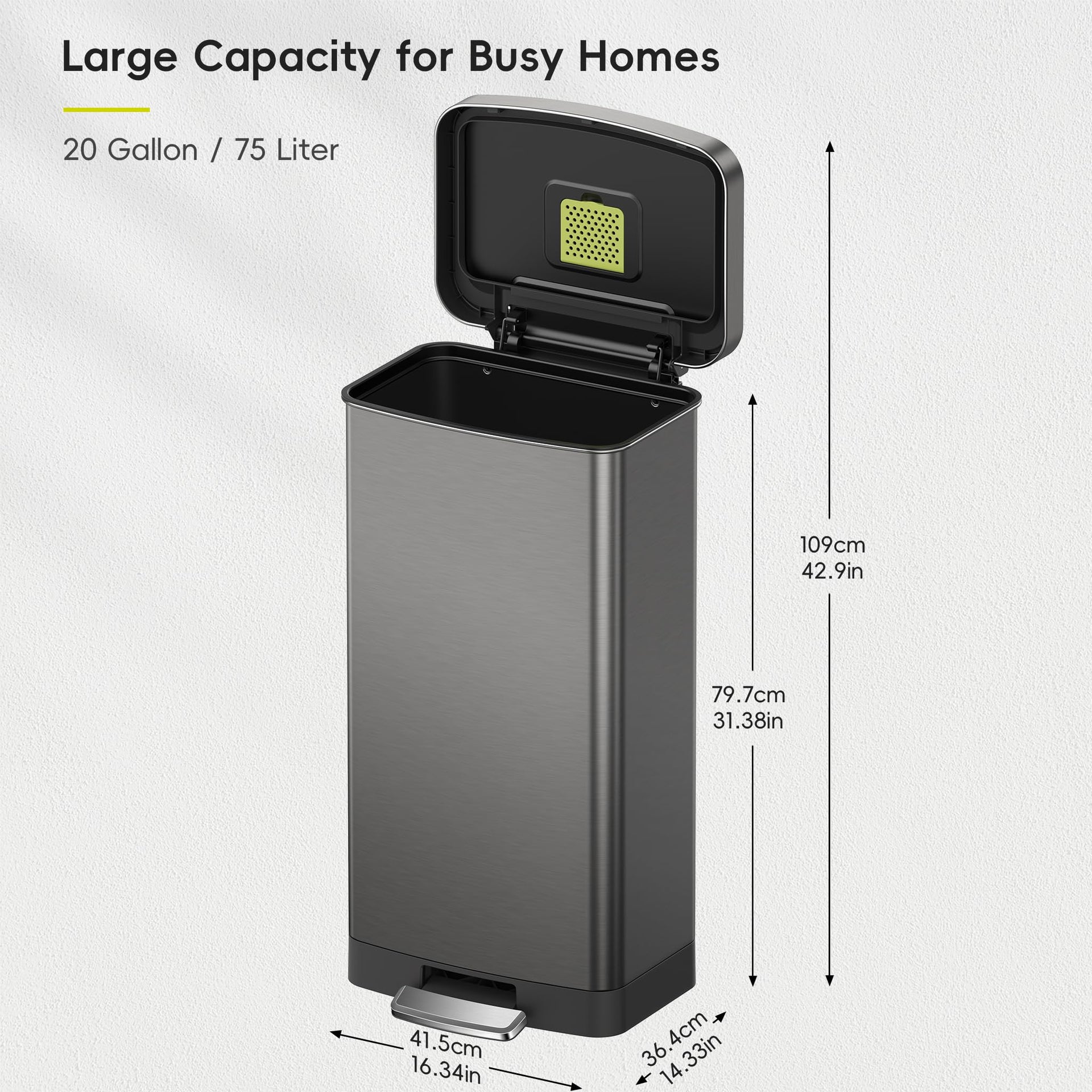 Hudson Stainless Steel 75 Liter
