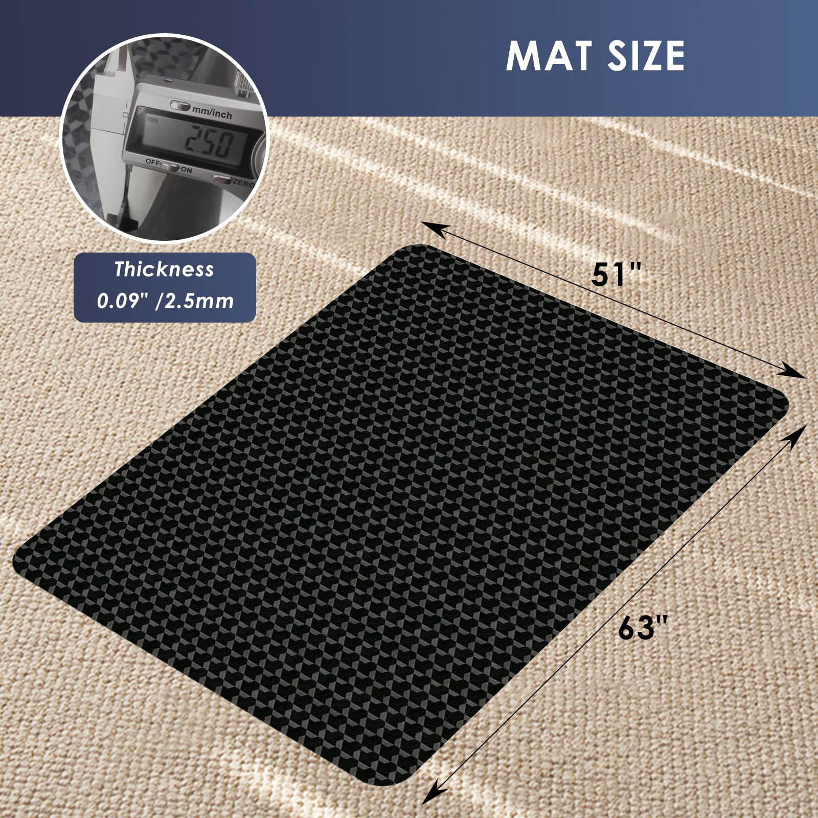 Office Chair Mat for Carpet