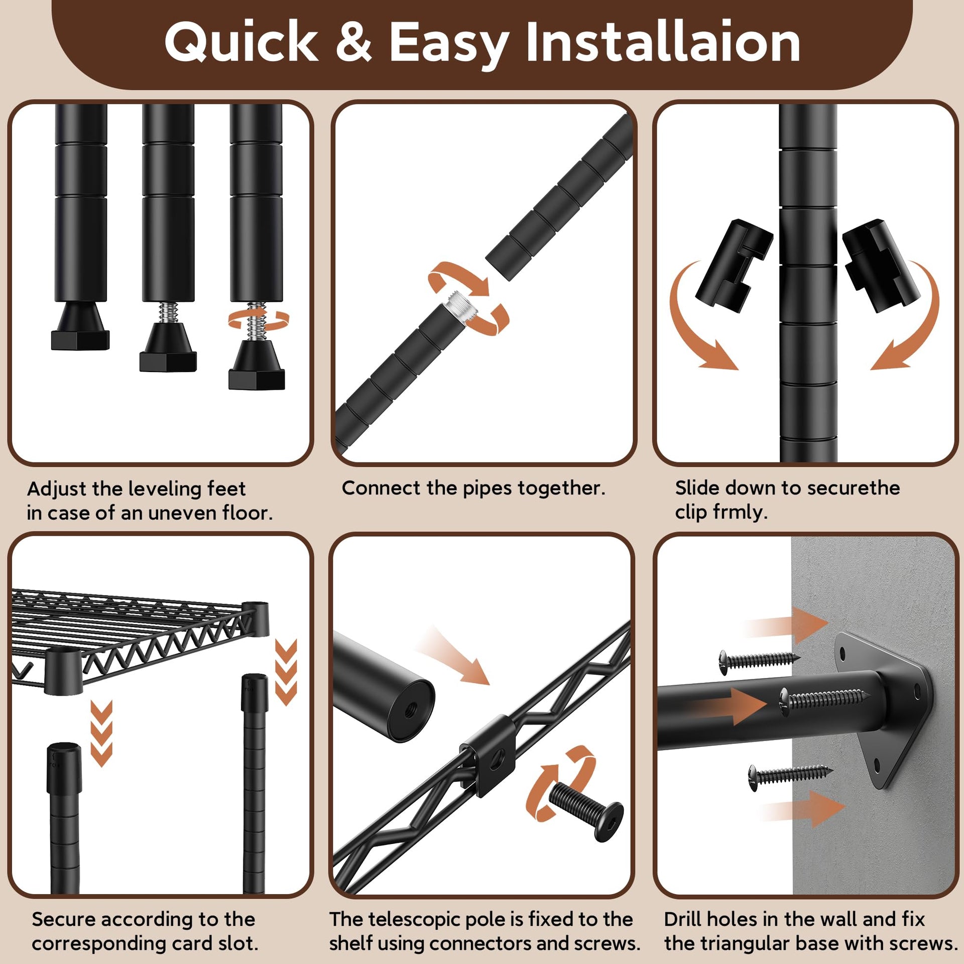 MZG Closet Organizer System