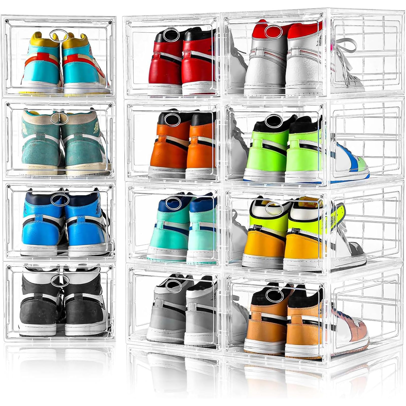 12 Pack Clear Shoe Storage (12 Count)