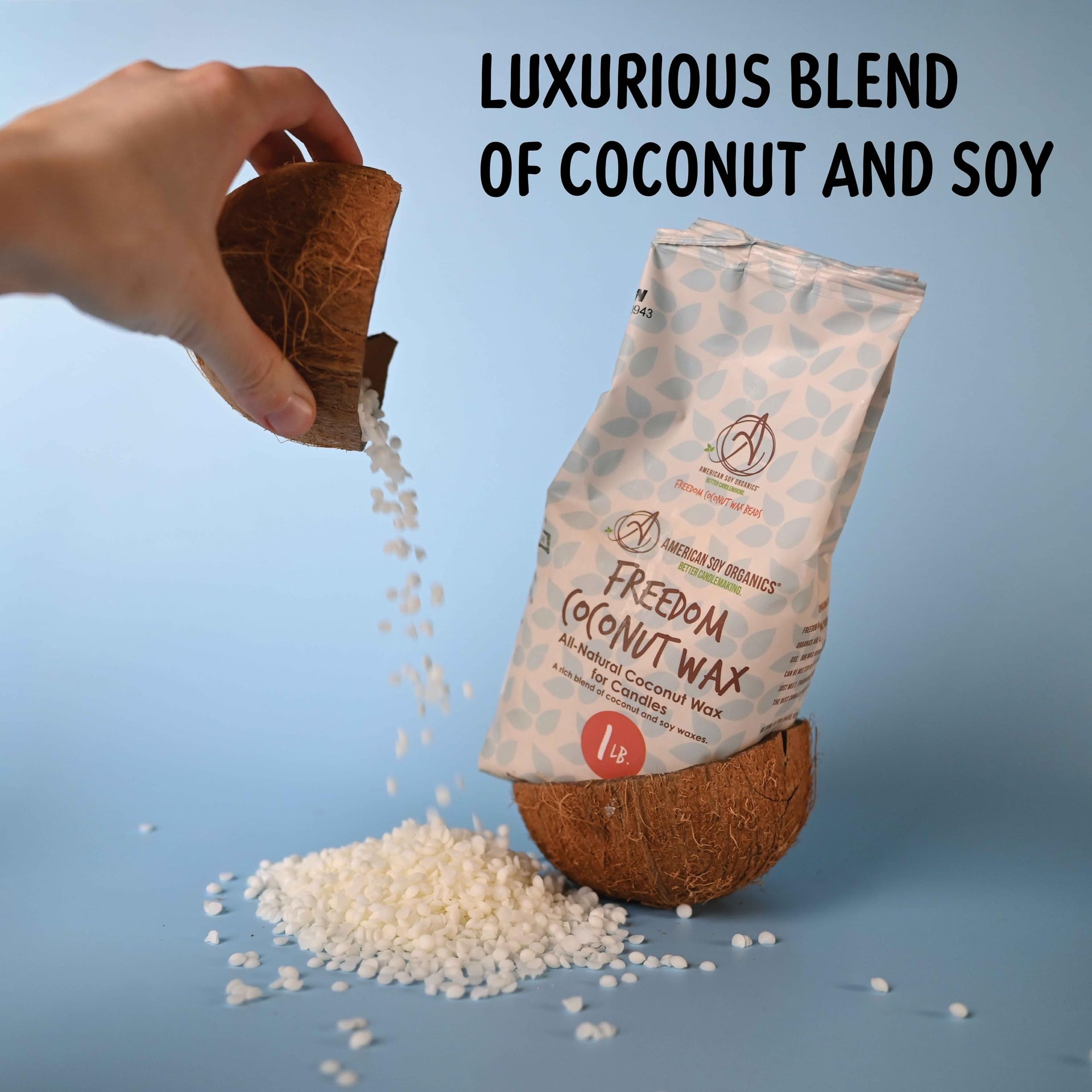 Freedom Coconut Soy Wax Beads