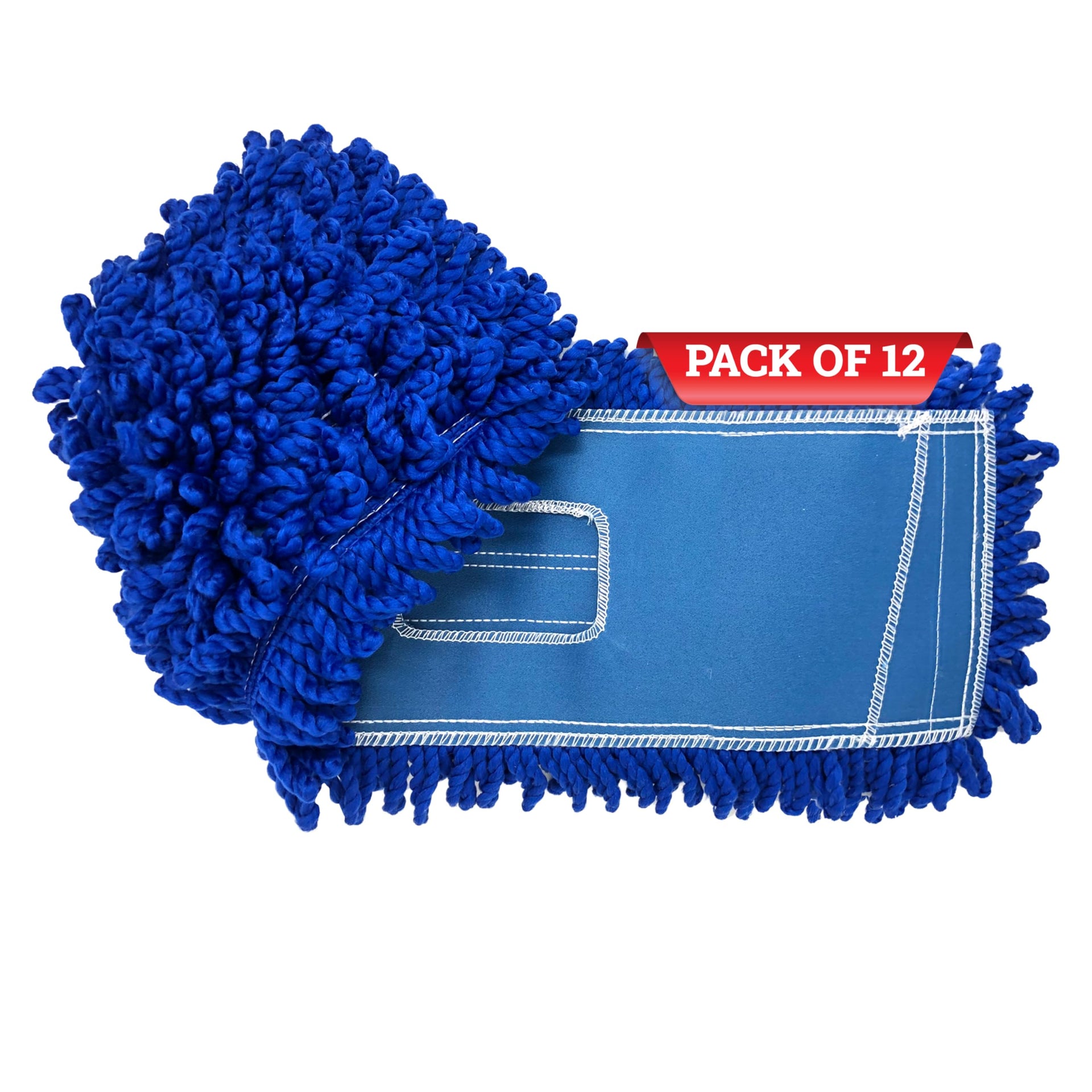 18" Microfiber Dust Mop Head Replacement (12 Count) - ModHome Supplies