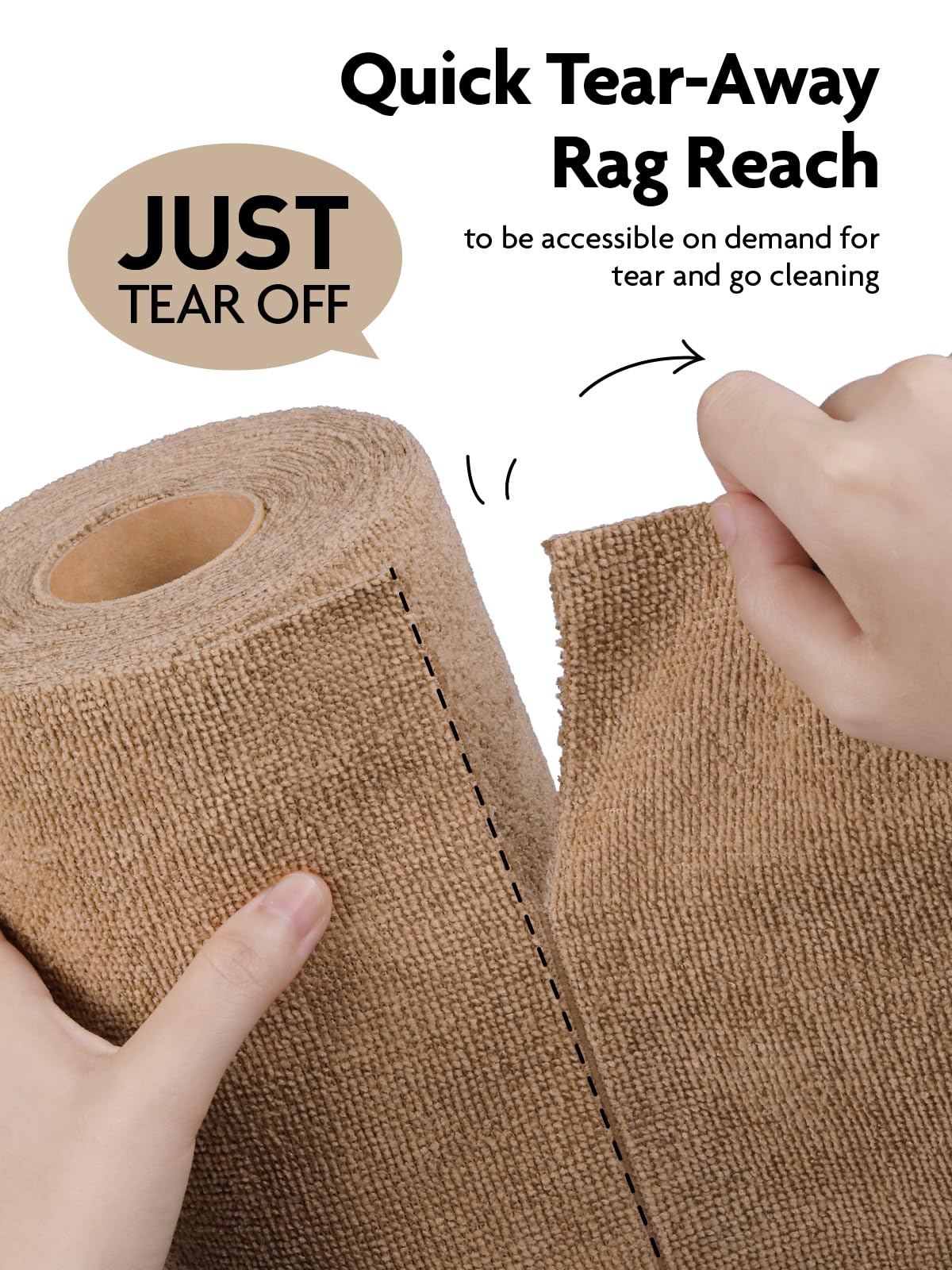 Microfiber Cleaning Cloth Rolls (150 Count)