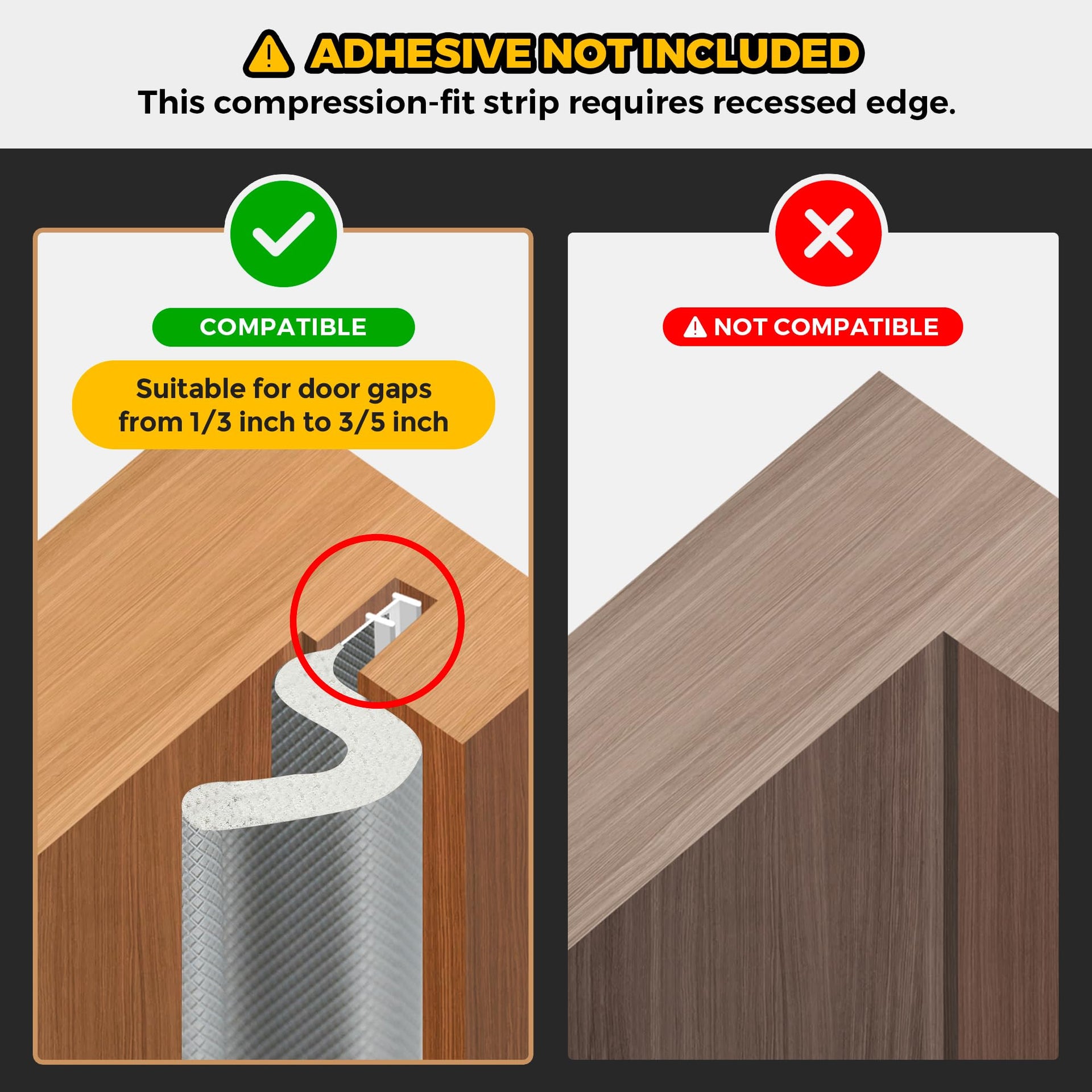 Weather Stripping Door Seal (40 Foot)