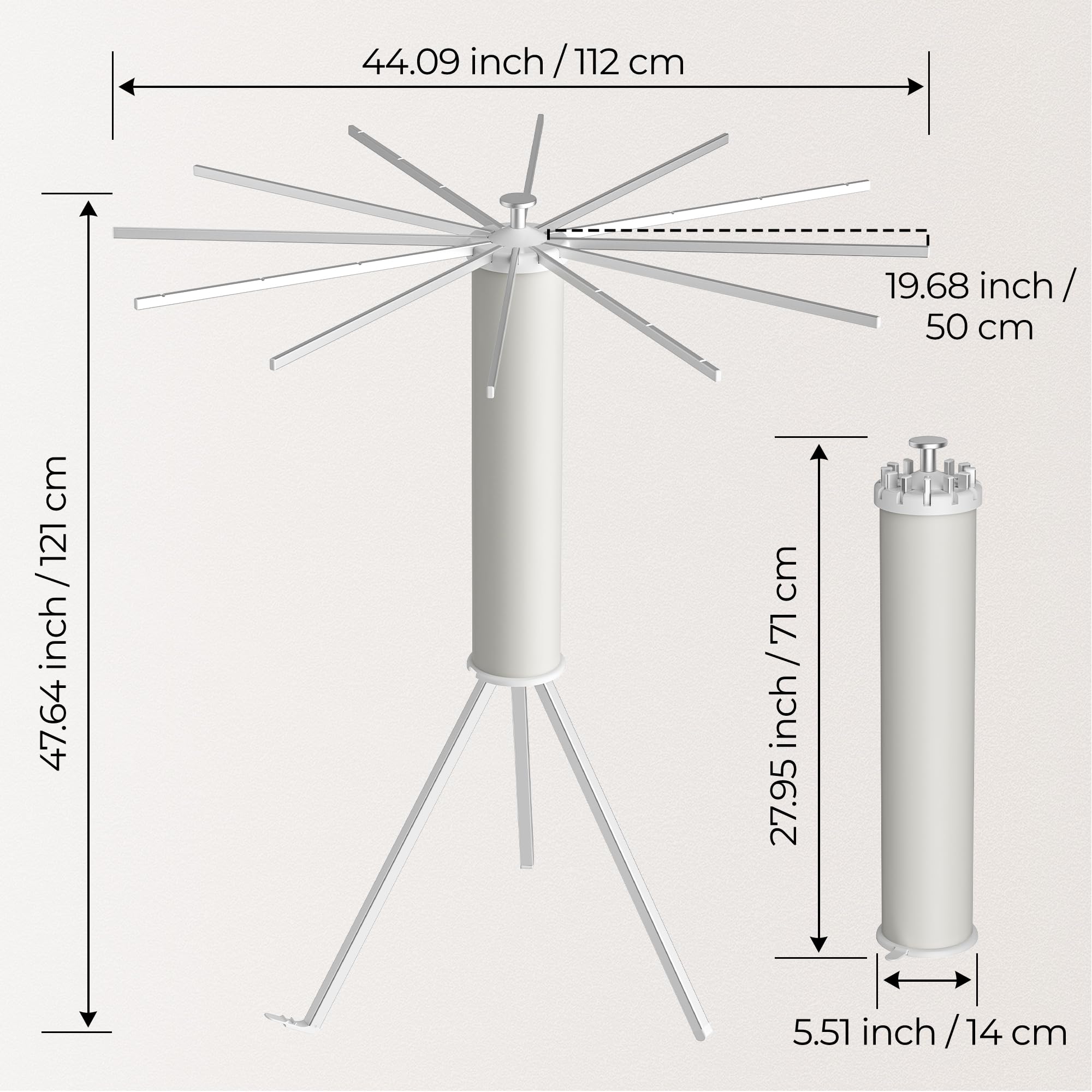 Tripod Clothes Drying Rack