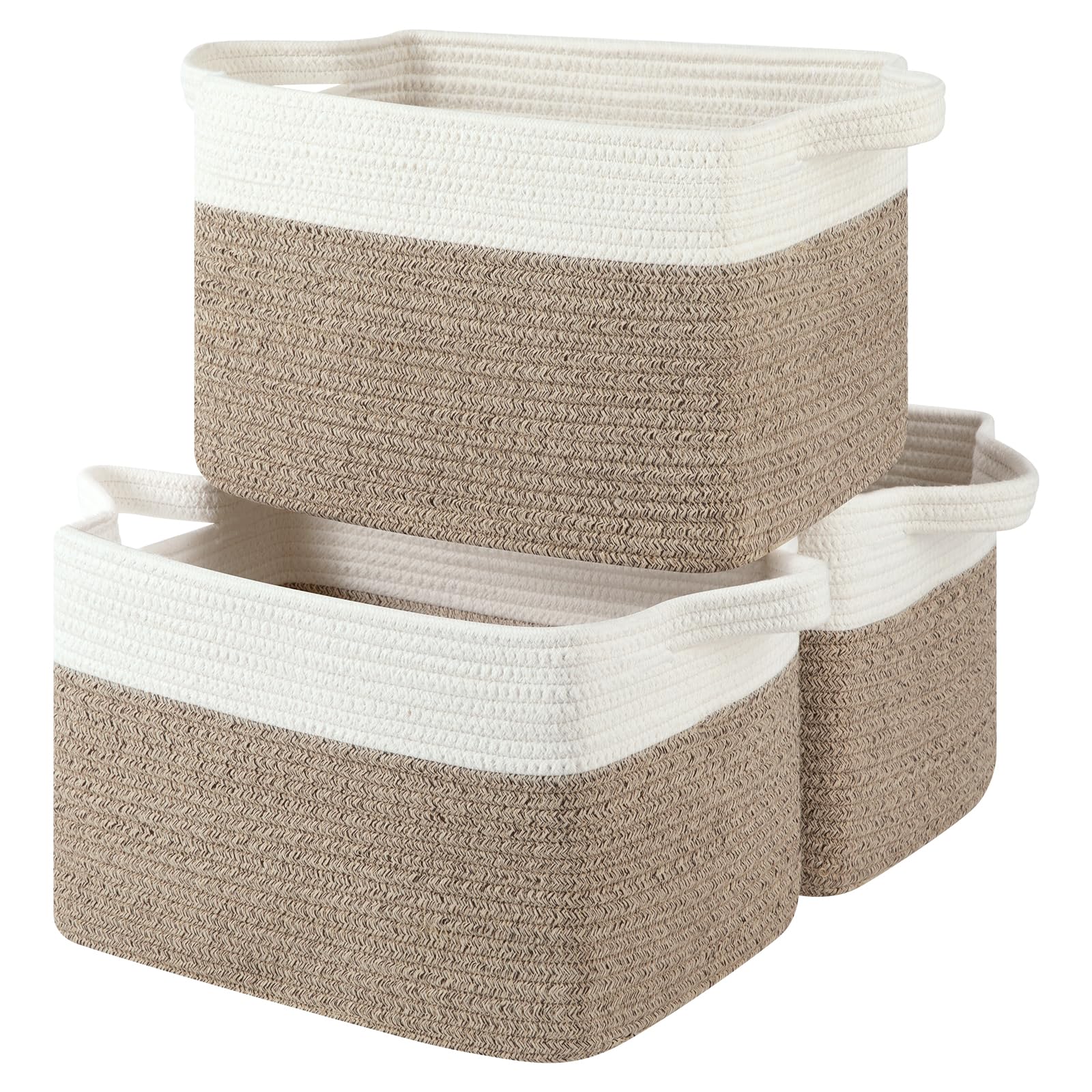 Storage Baskets for Organizing (3 Count)