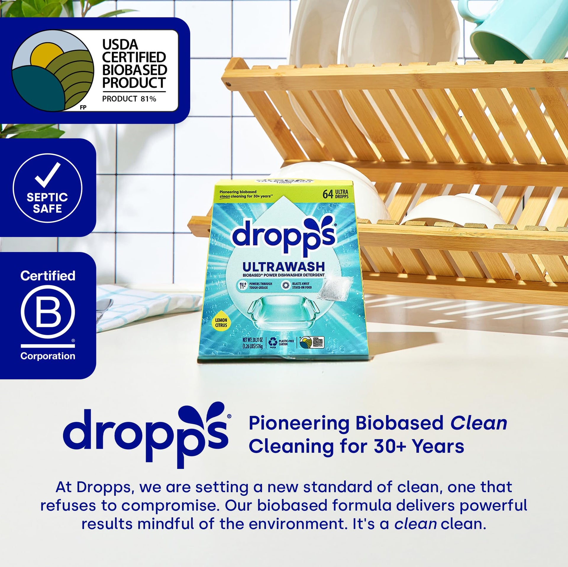 UltraWash Dishwasher Detergent Pods (64 Count)