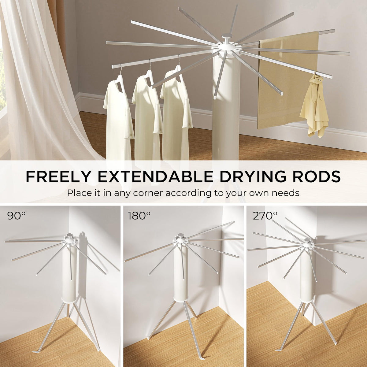 Tripod Clothes Drying Rack