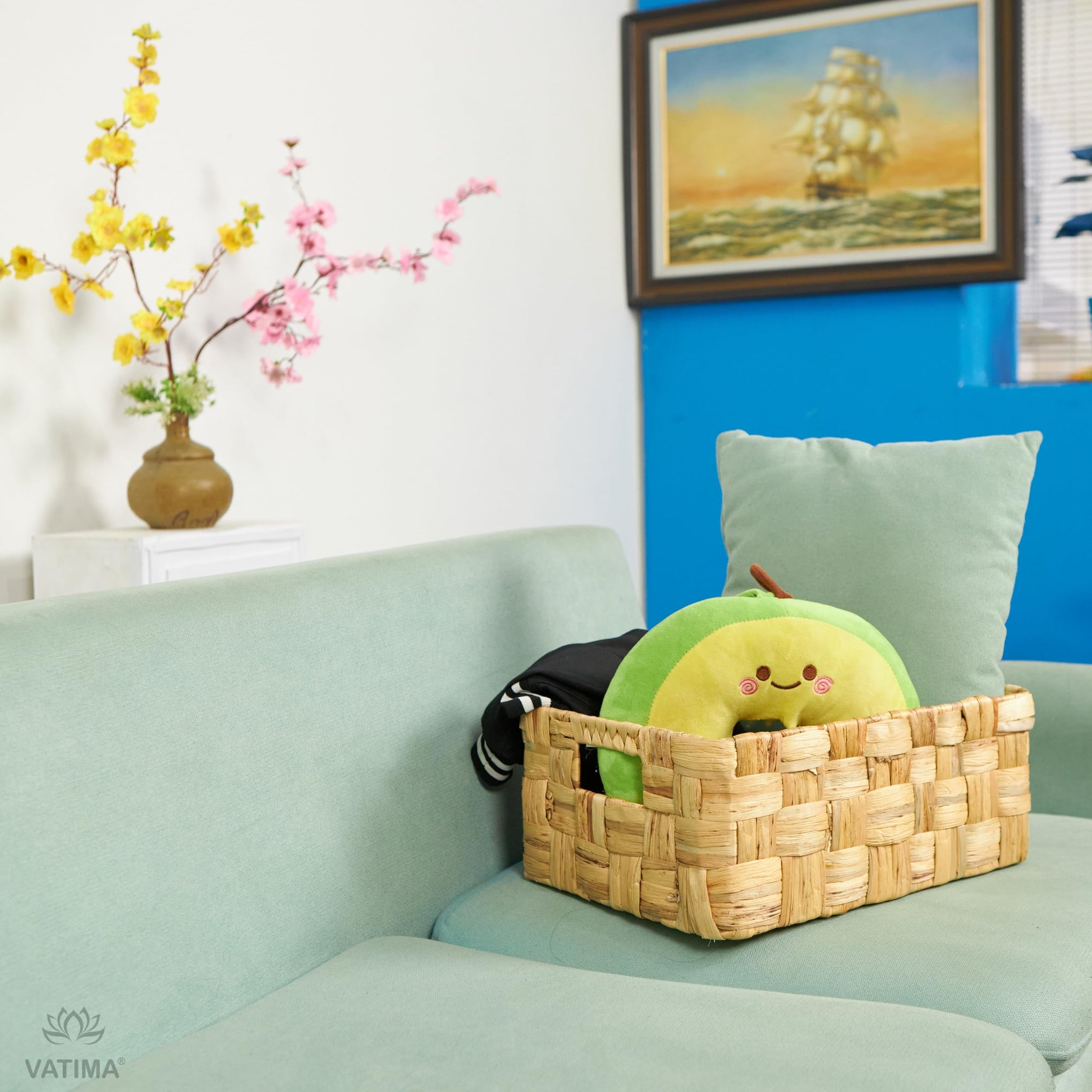 Jumbo Wicker Storage Basket