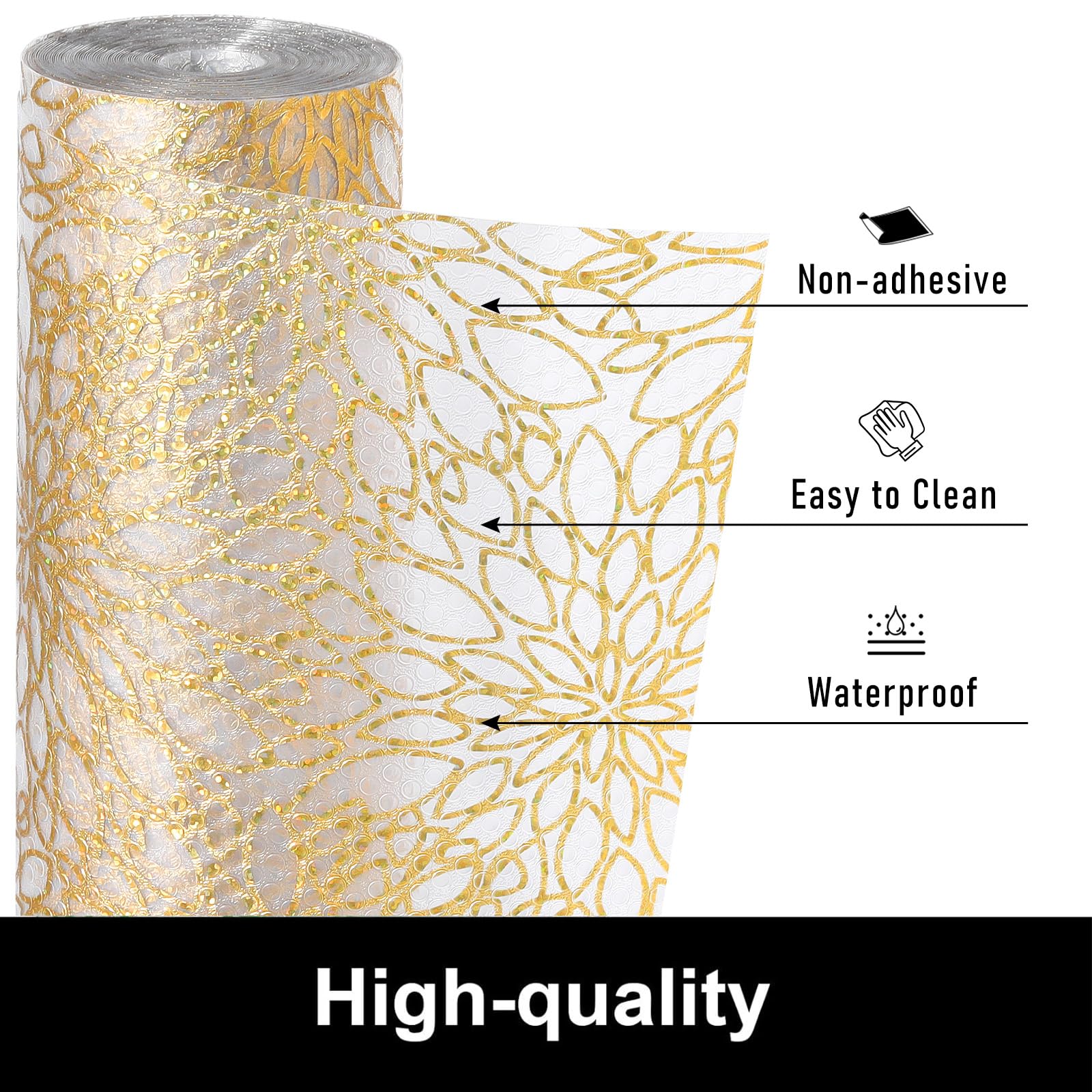 Shelf Liners for Kitchen Cabinets Refrigerator Liners Waterproof & Oil