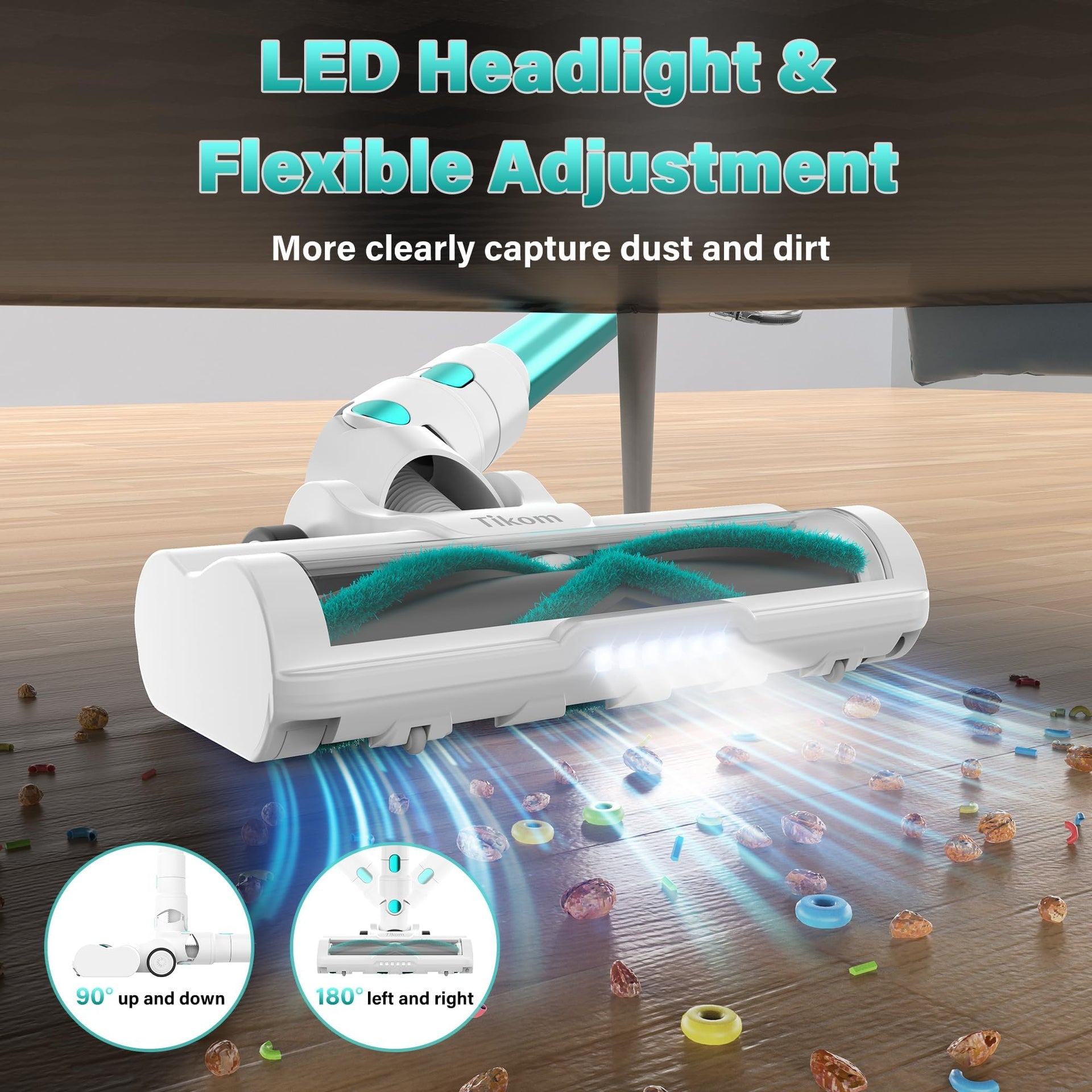 V500 Cordless Vacuum Cleaner for Home