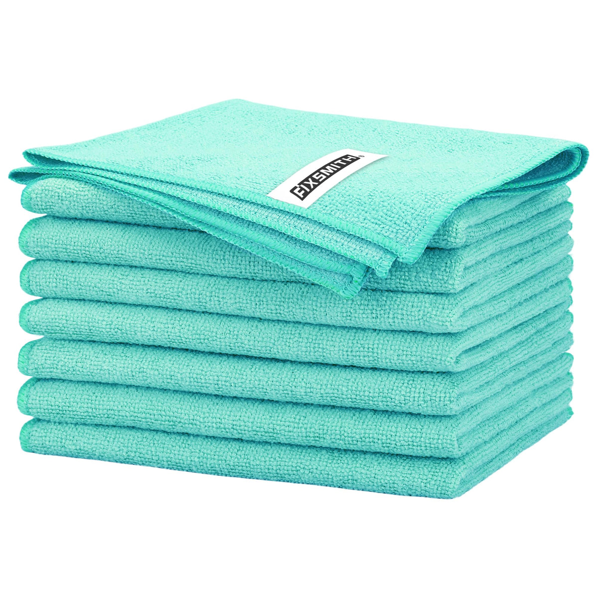 Turquoise Microfiber Cleaning Cloth (8 Count)