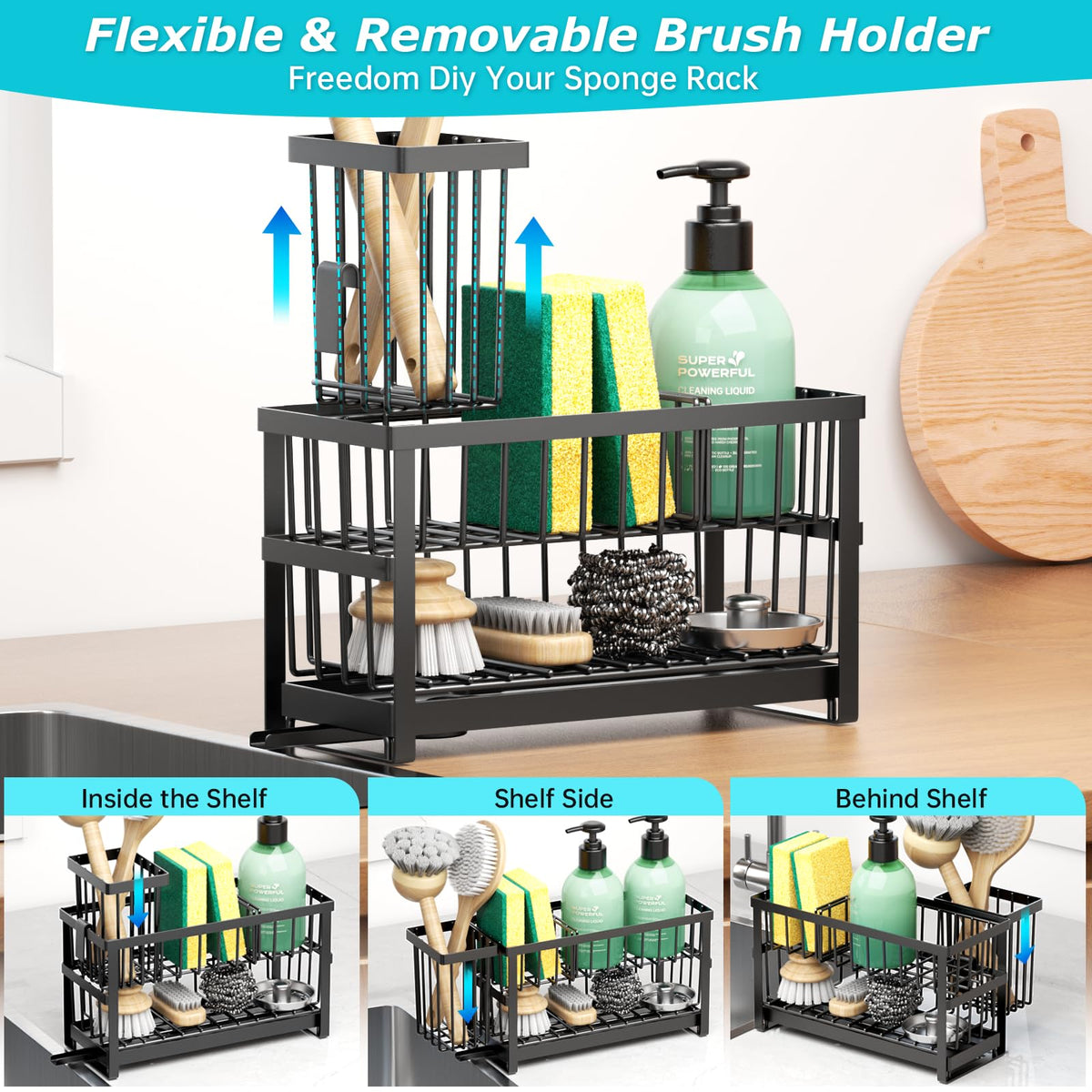 Sponge Holder for Kitchen Sink
