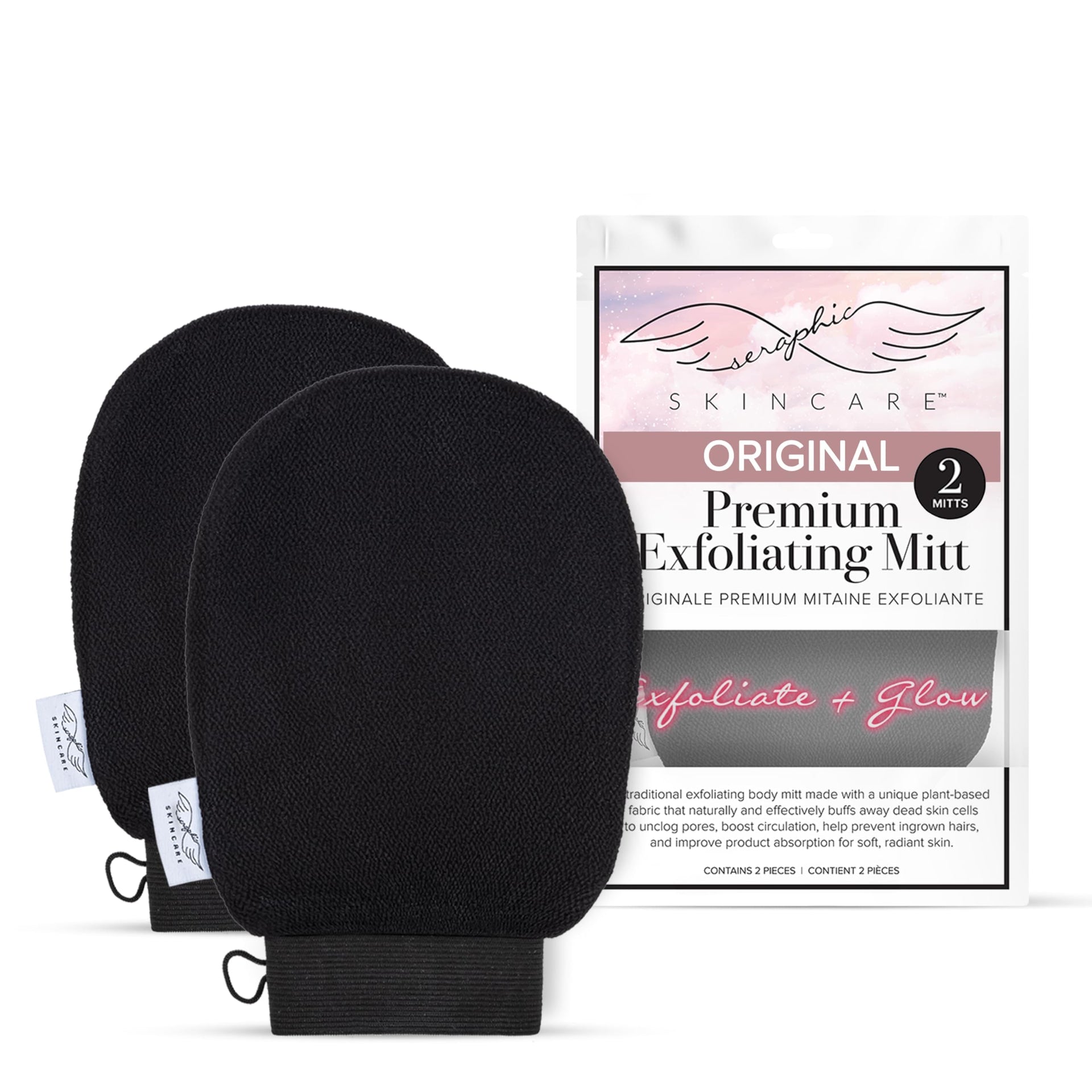 Original Premium Exfoliating Mitt for Body 2pc (2 Count)