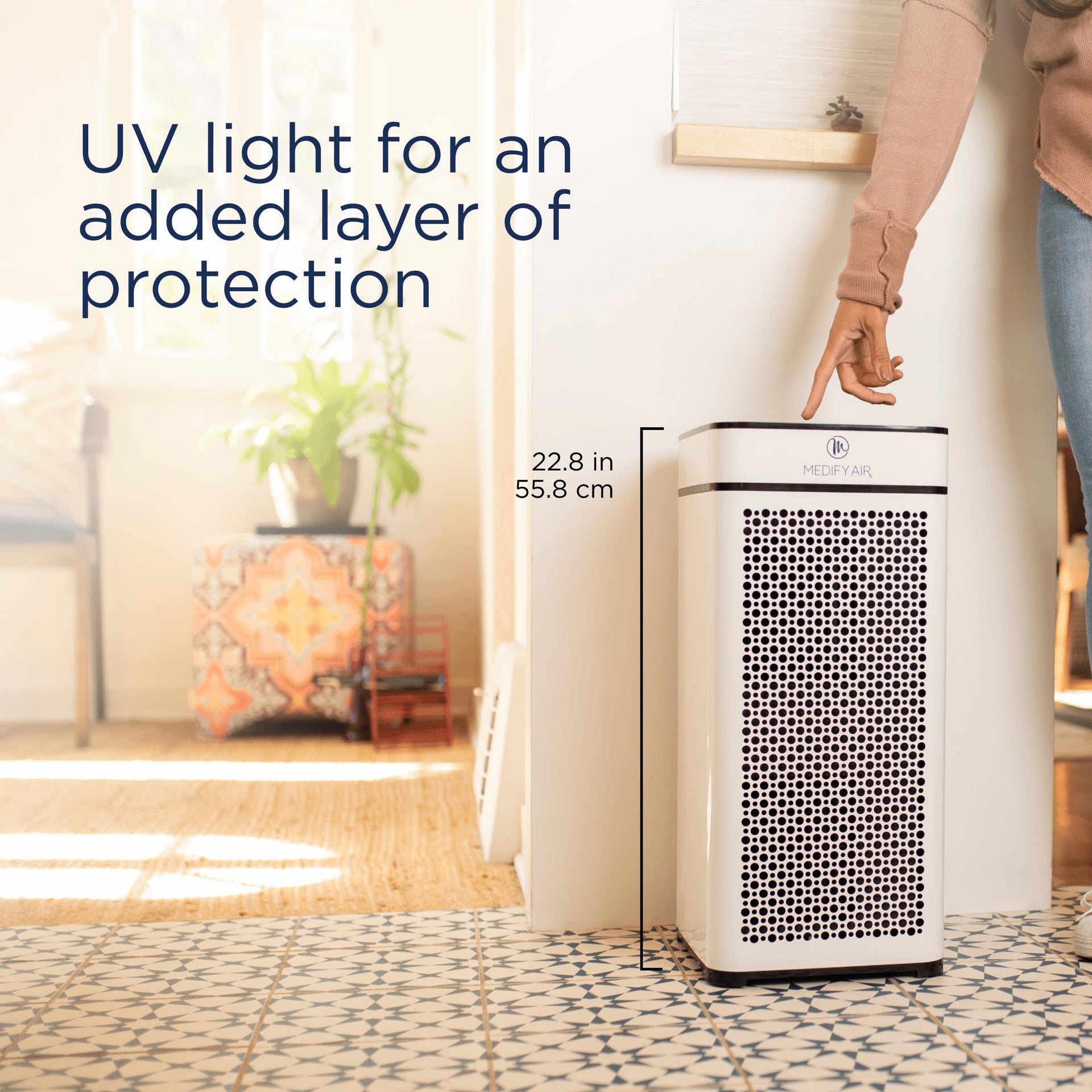 Medify MA 40 UV Light Air Purifier with HEPA Filter (2 Count)