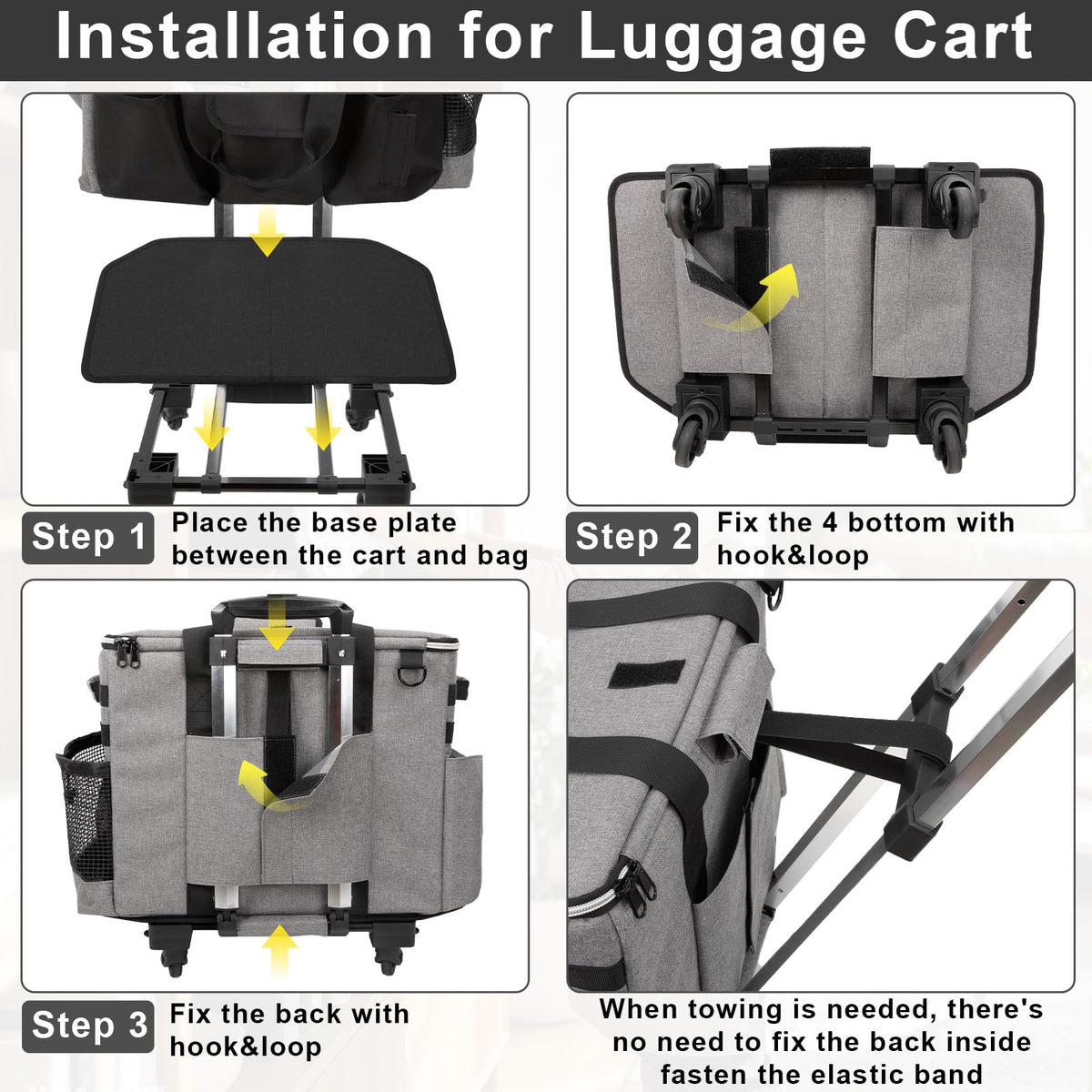 Large Rolling Cleaning Caddy with Wheels
