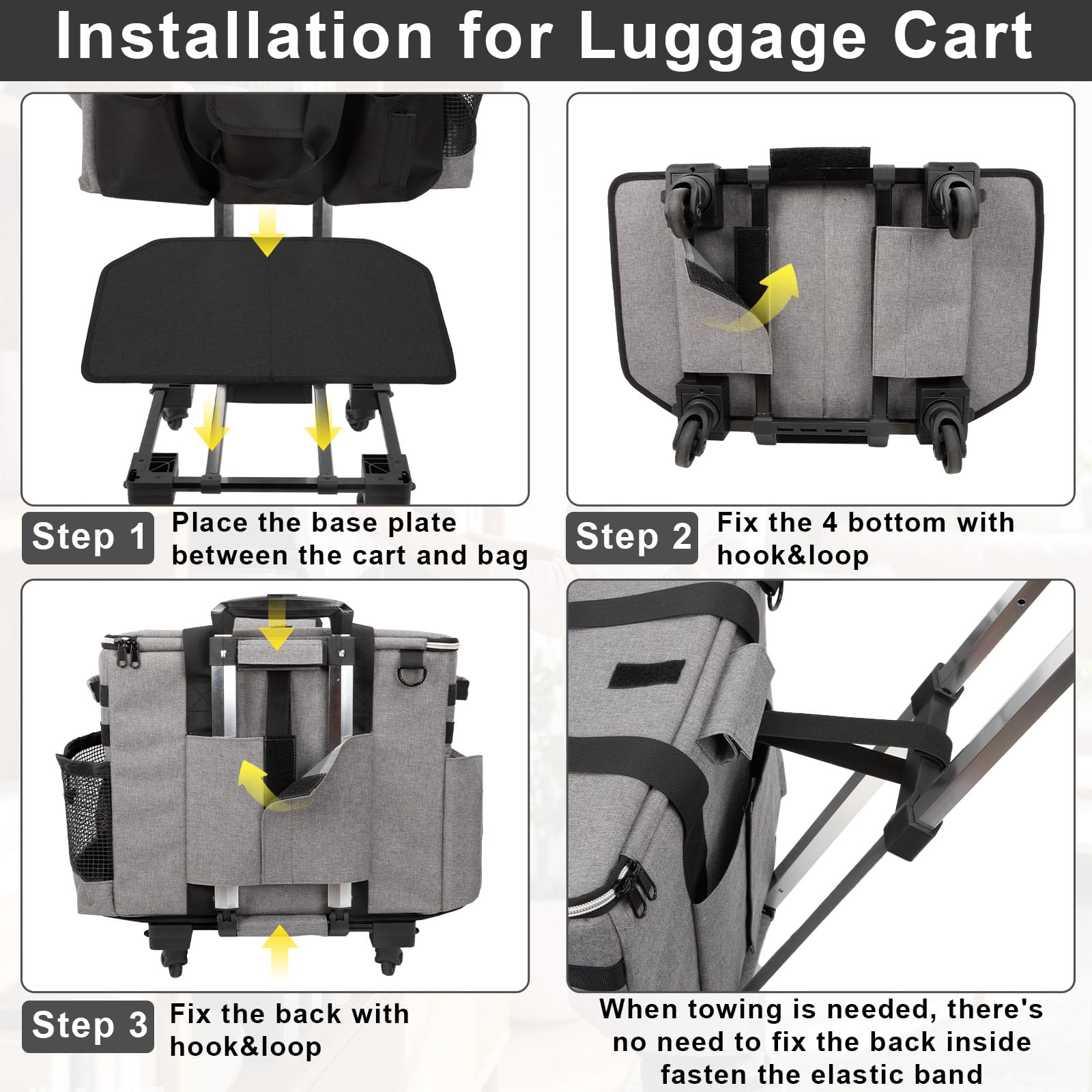 Large Rolling Cleaning Caddy with Wheels