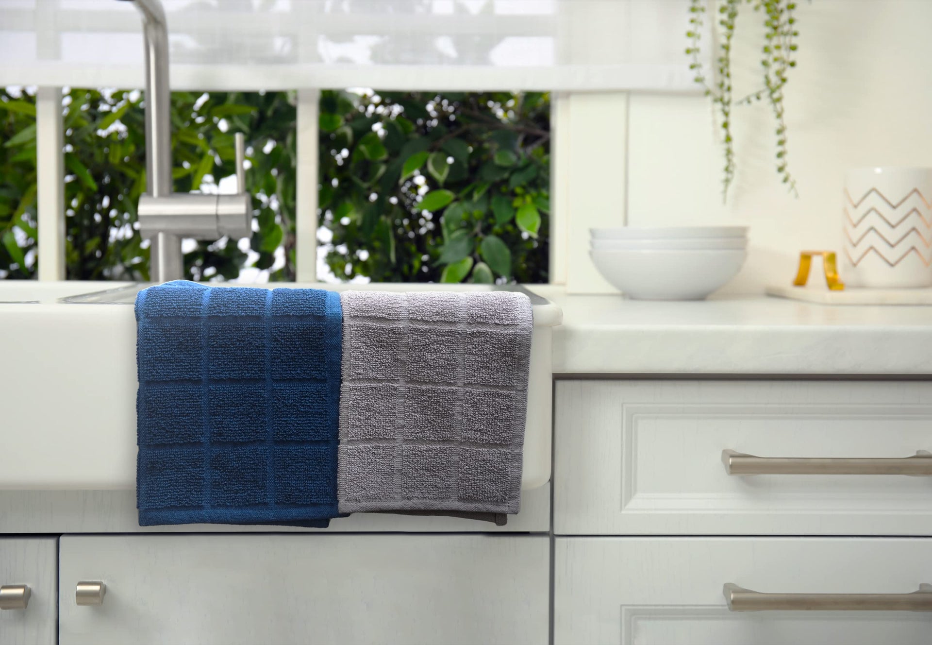 100% Cotton Terry Dish Cloth & Dish Towel (6 Count)