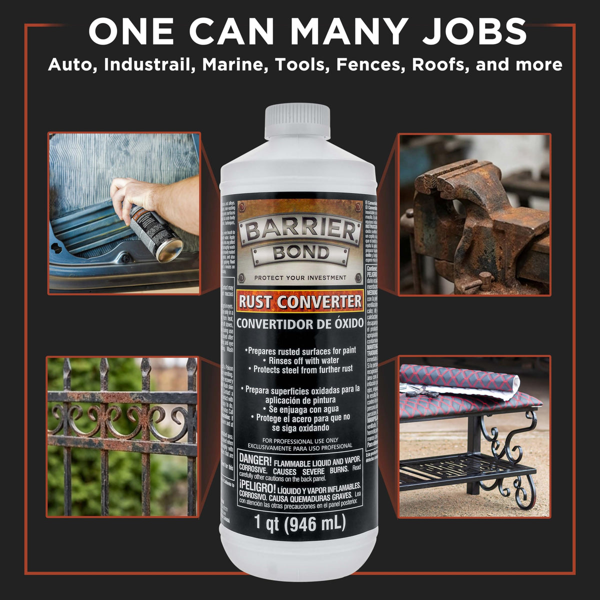 Barrier Bond Rust Converter & Metal Primer 1