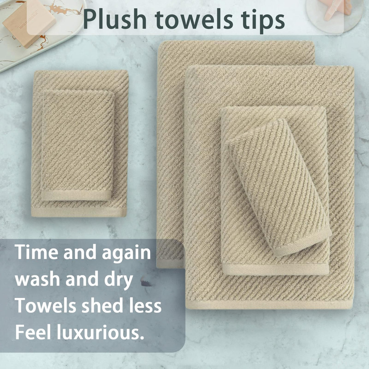 6PC Towel Set (6 Count)