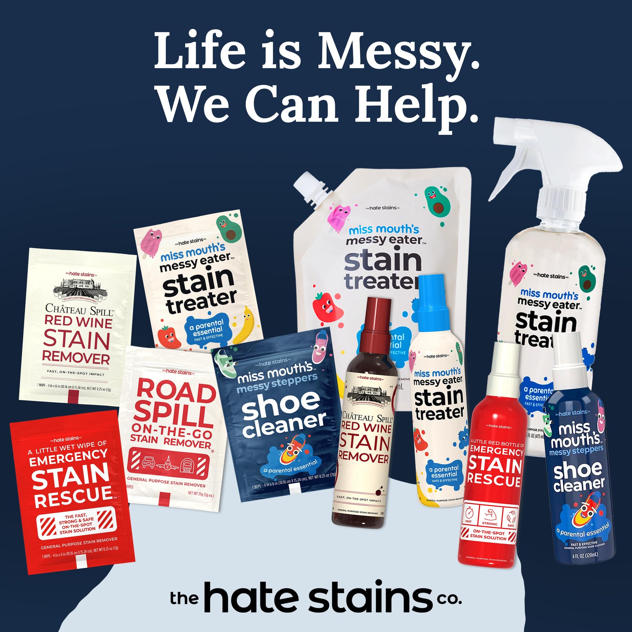 Messy Eater Stain Treater & Wipes Travel Kit (10 Count)