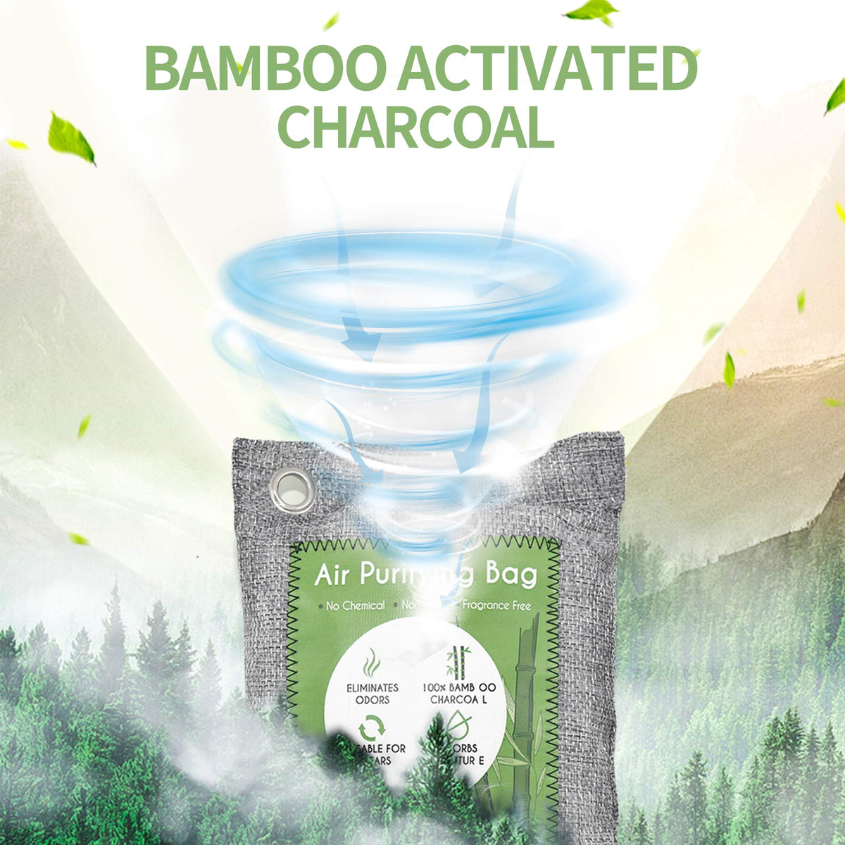 Bamboo Charcoal Air Purifying Bag (42.32 Ounce)