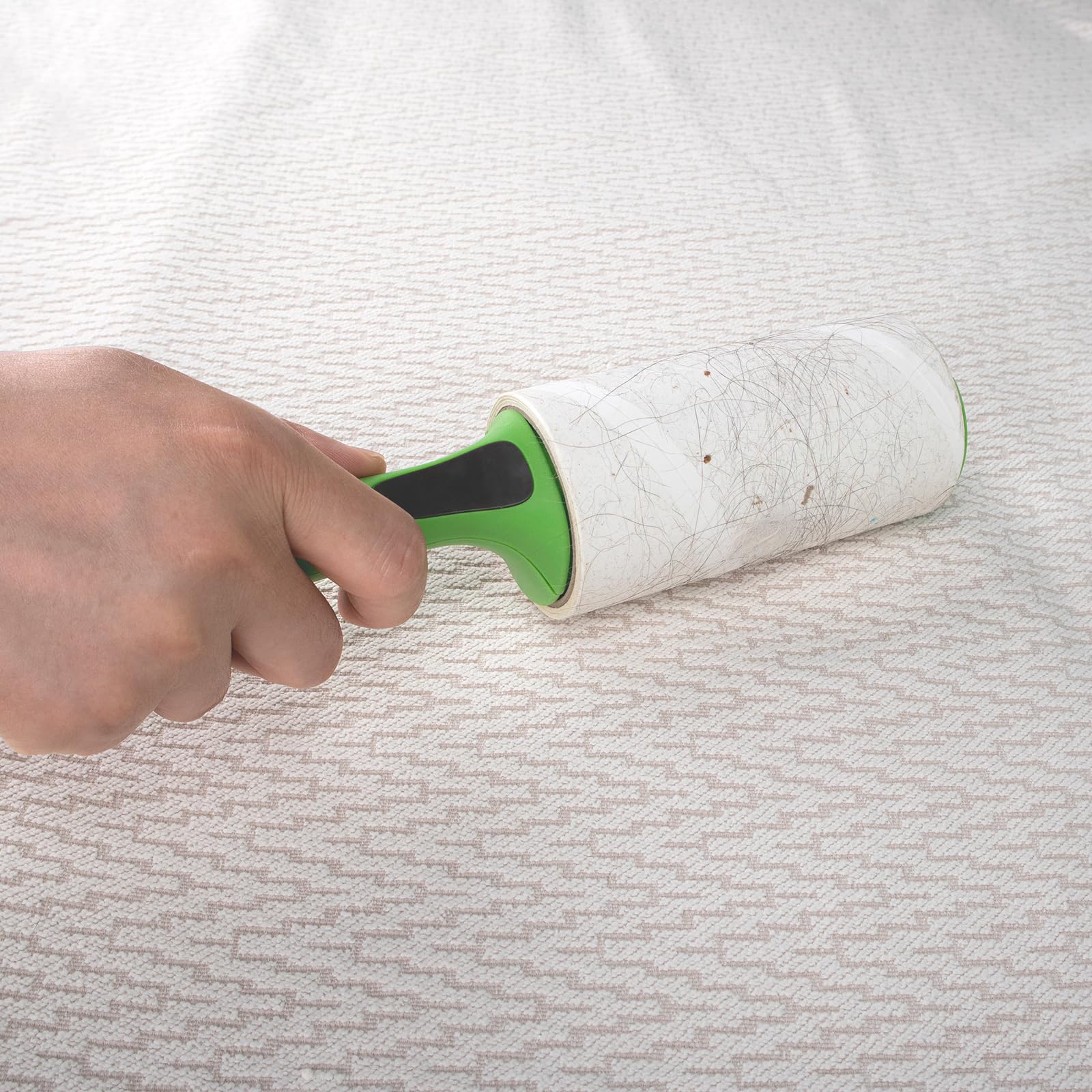4.6 inch Giant Lint Roller Refills Compatible with Evercare Giant Lint Roller 4.6 inch Pet Hair Remover Roller Refill Extra Sticky 60 Sheets per Roll 5 Pack Total 300 Sheets (300 Count)