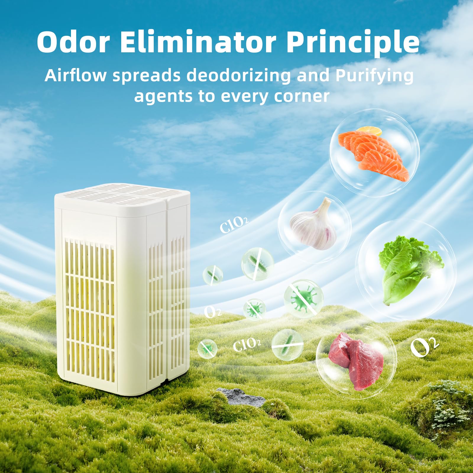 Strongest Refrigerator Deodorizer Odor Eliminator (8 Ounce)