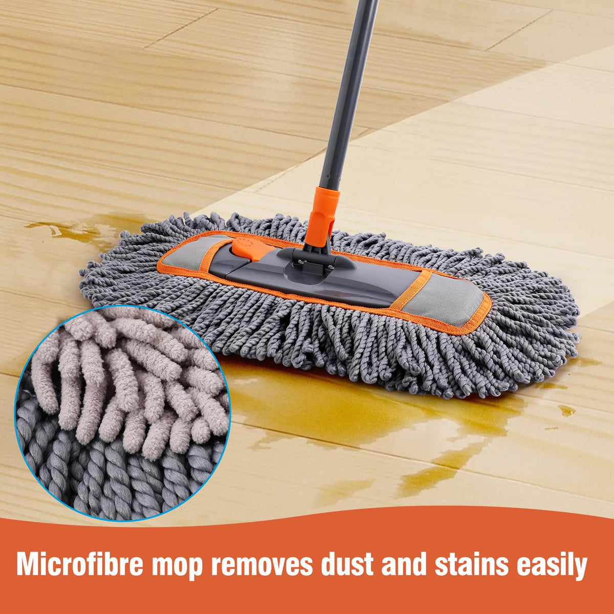 Microfiber Dust Mop for Hardwood Floor Cleaning - ModHome Supplies