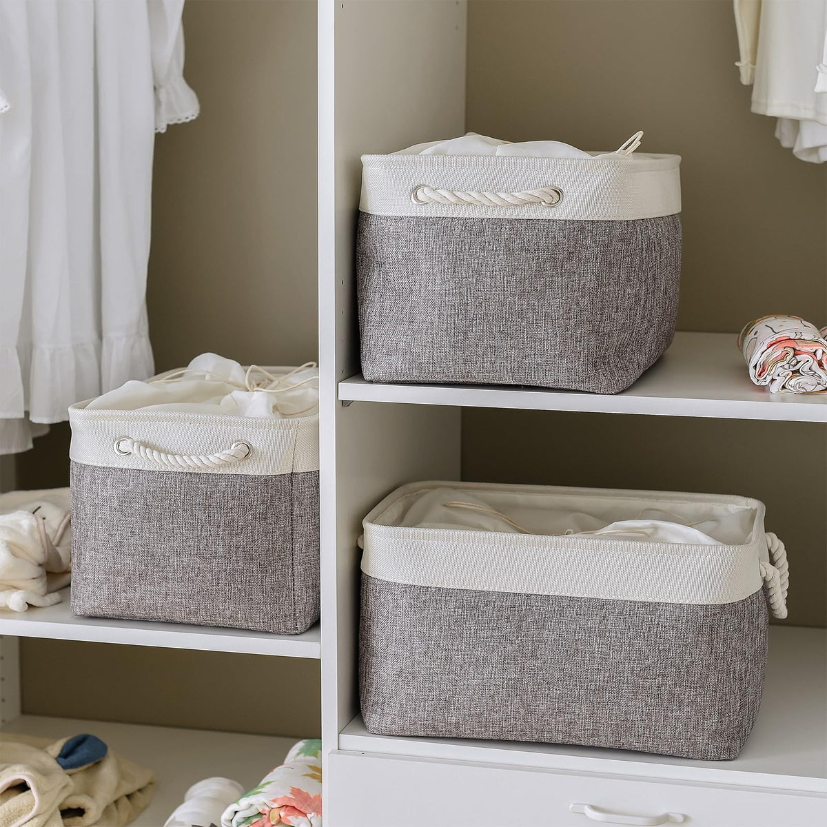 Storage Baskets for Organizing (3 Count)