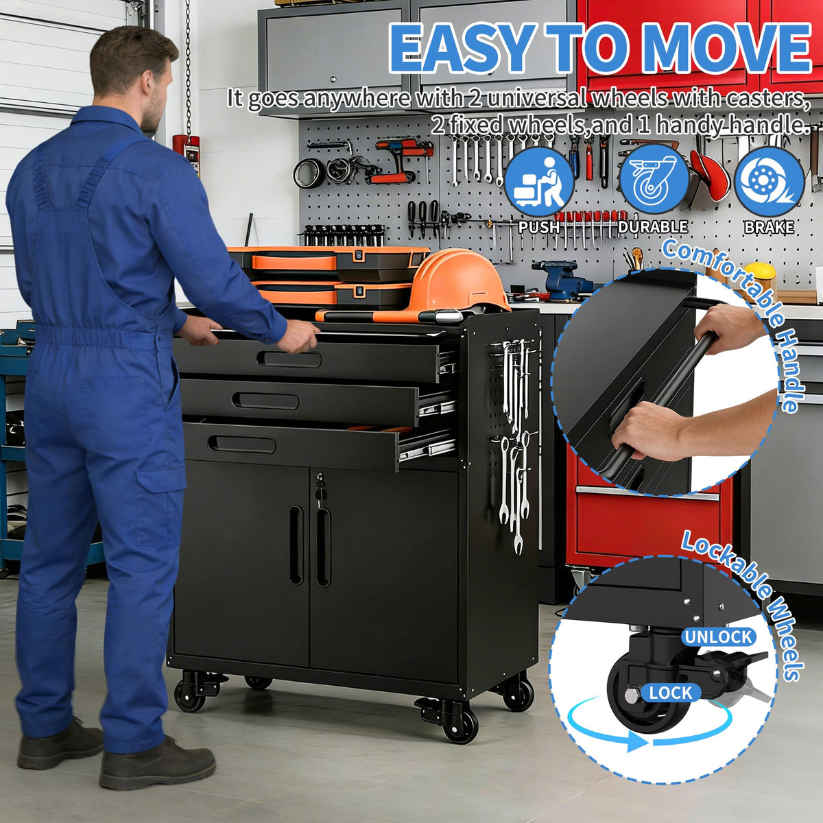 Metal Storage Cabinet for Garage
