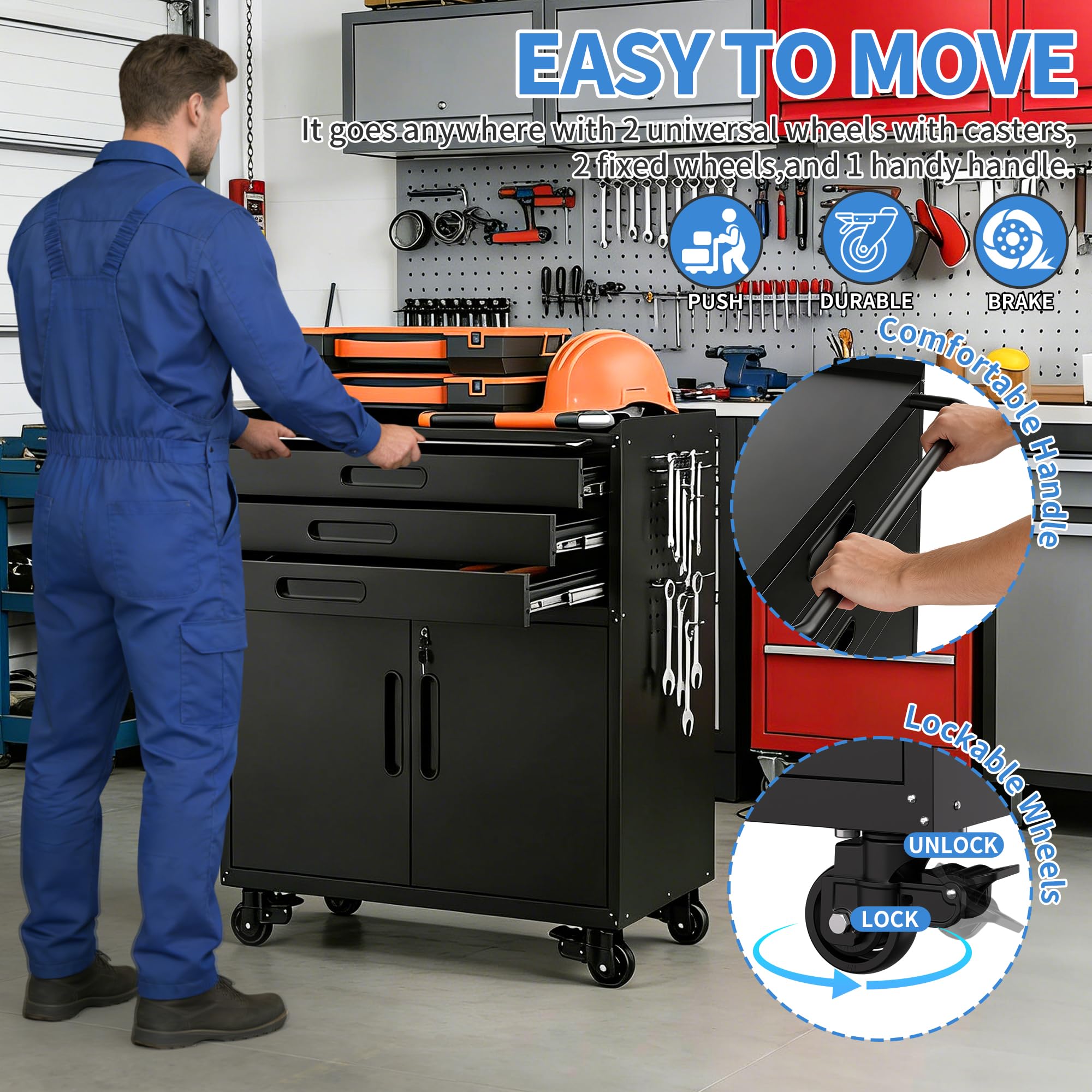 Metal Storage Cabinet for Garage