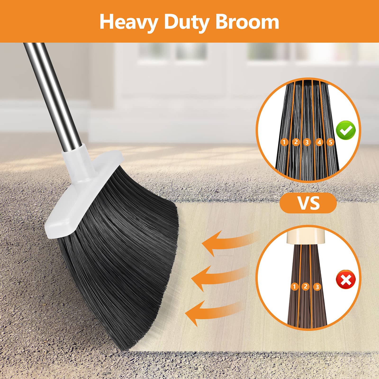 Broom and Dustpan Set