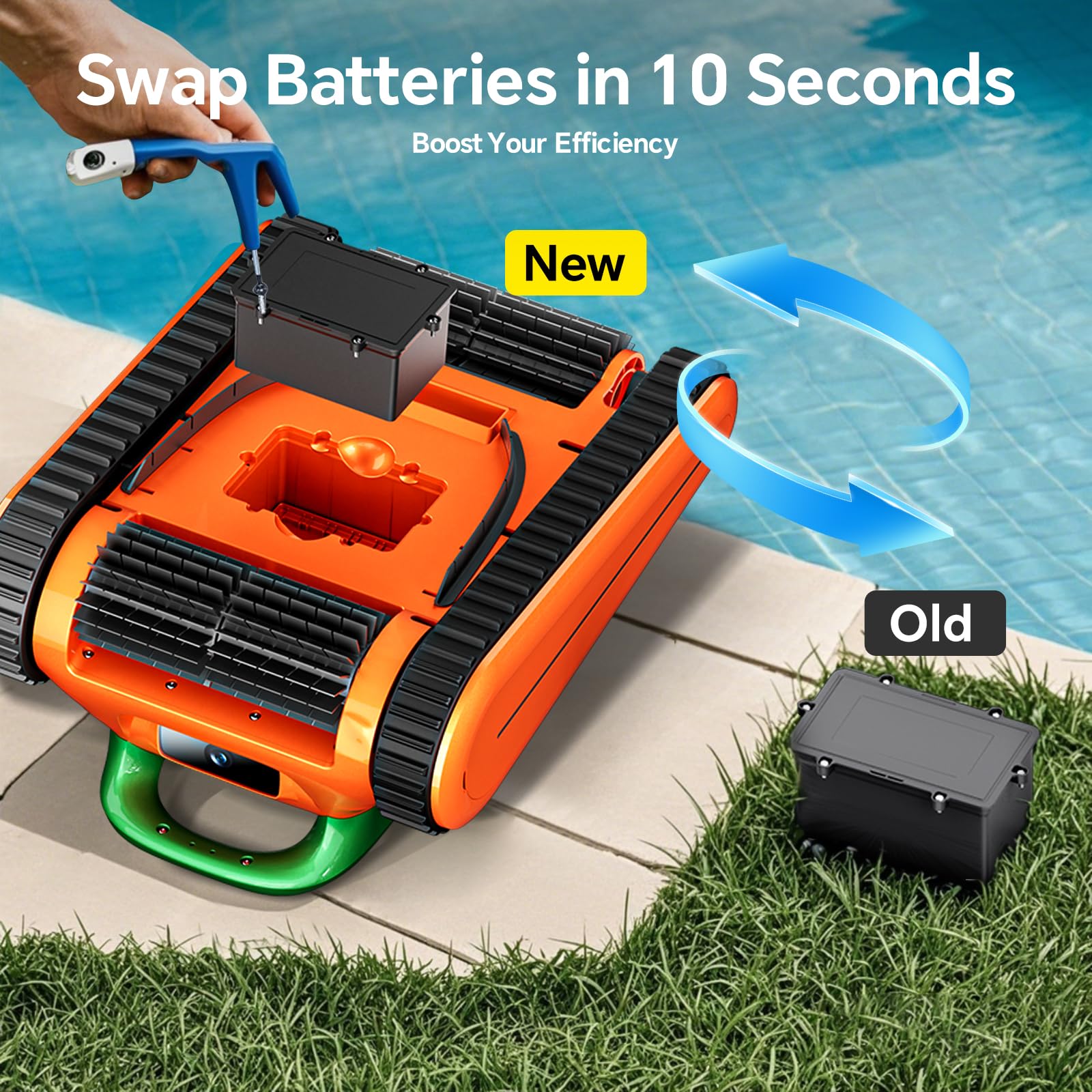 Cordless Robotic Pool Cleaner