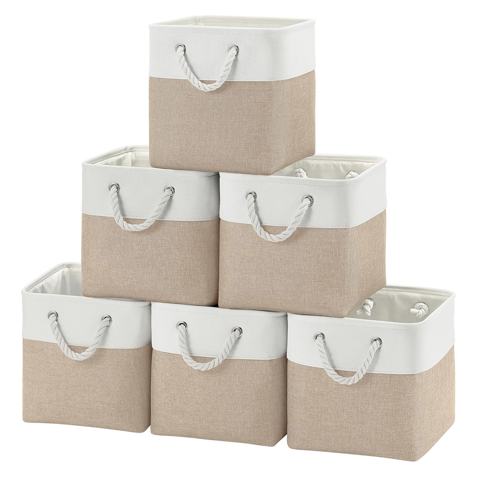 Cube Storage Bins (6 Count)