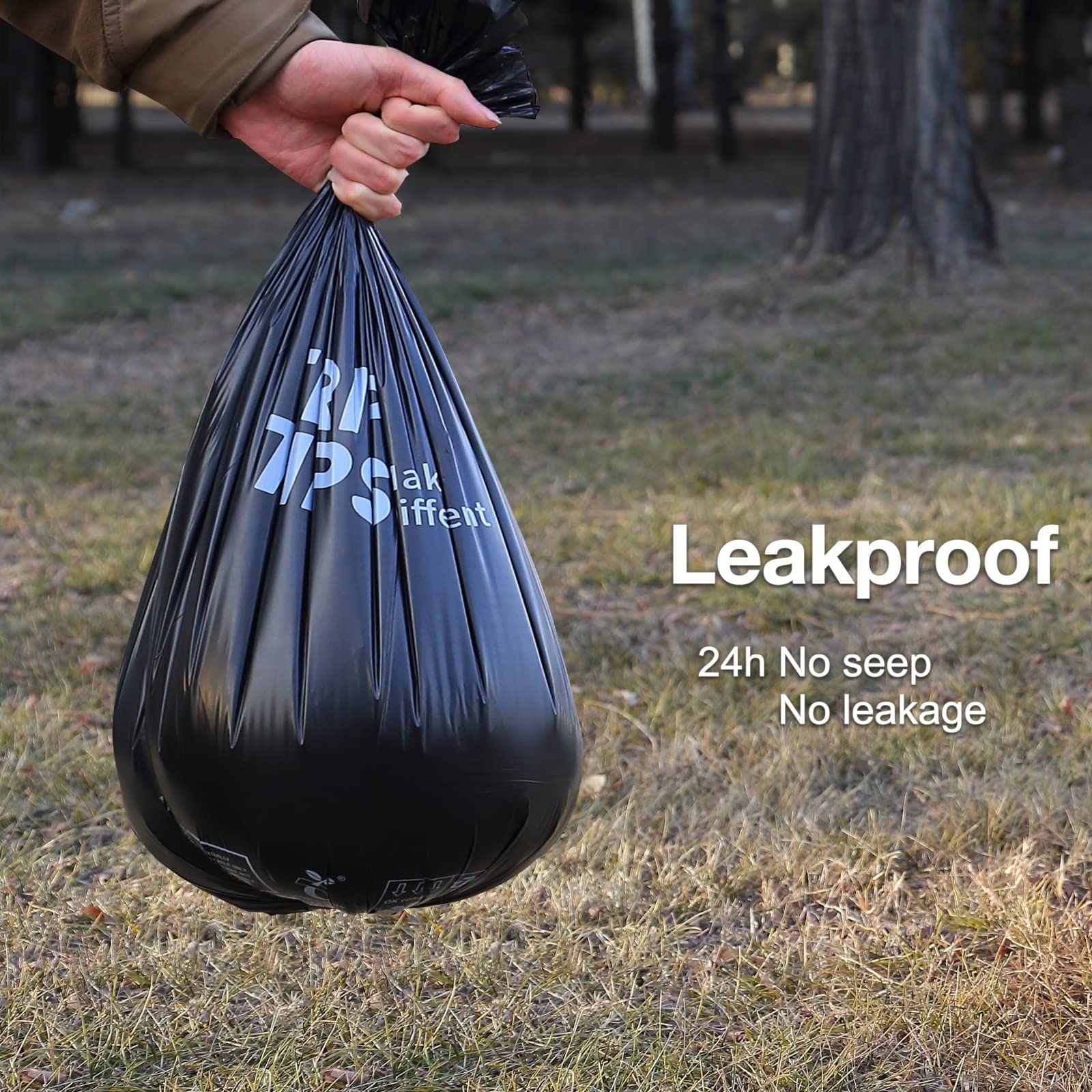 Biodegradable Portable Toilet Bags 8 gallon｜40 Count Camping Toilet Bags for Portable Potty
