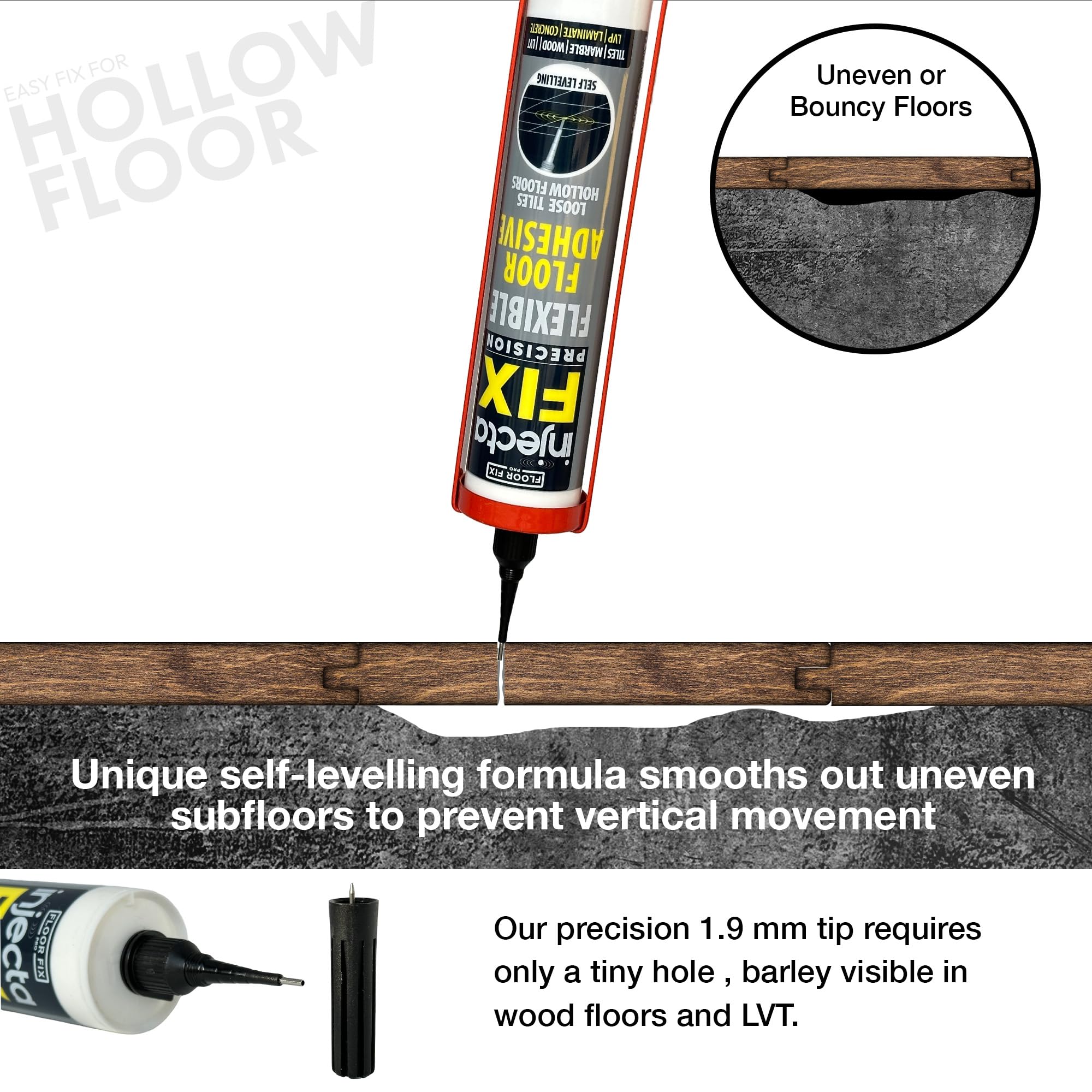 Floor Fix Pro Injectafix Tile Repair Kit (10.1 Fl Oz)