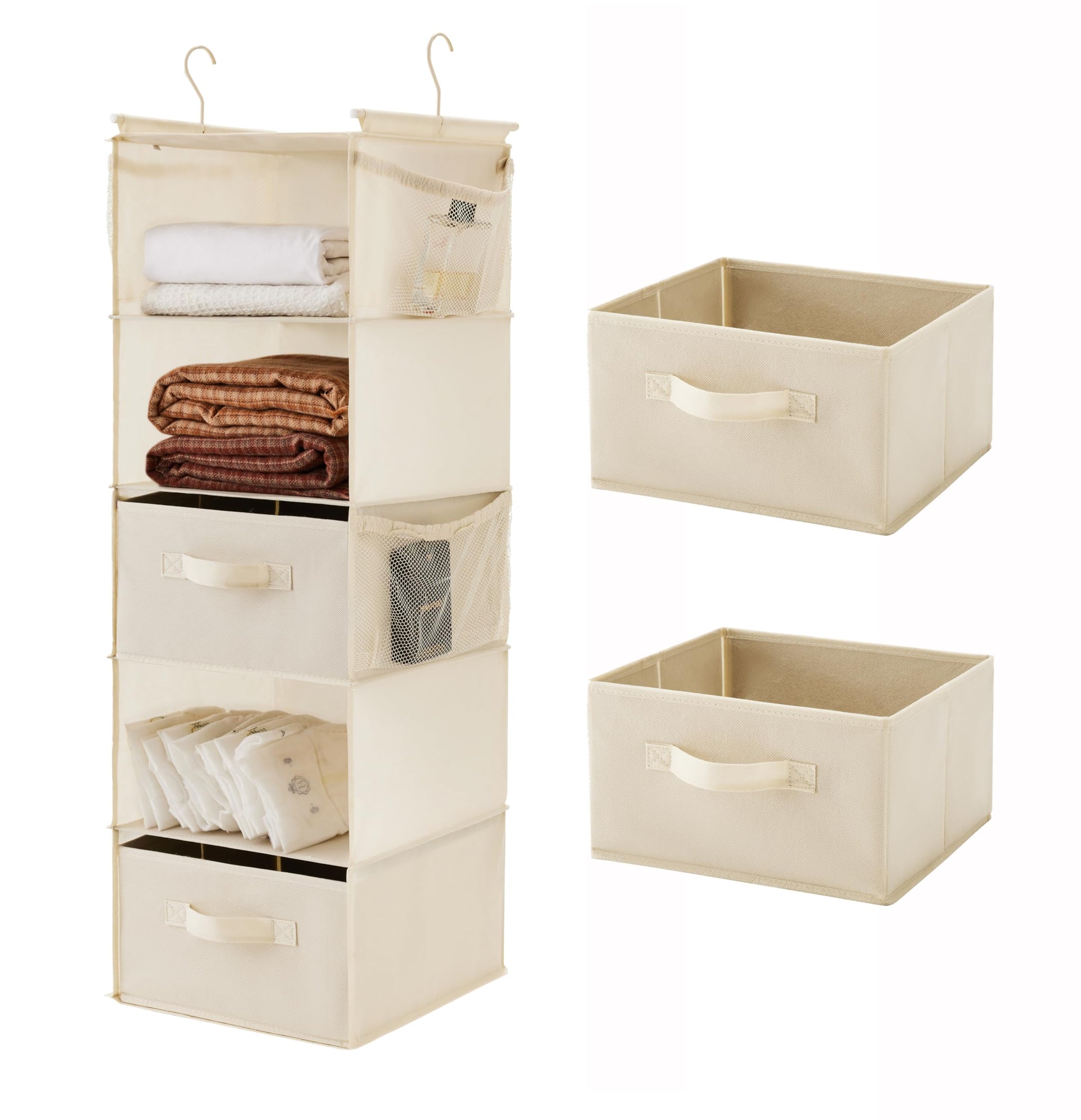 5 Tier Shelf Hanging Closet Organizer