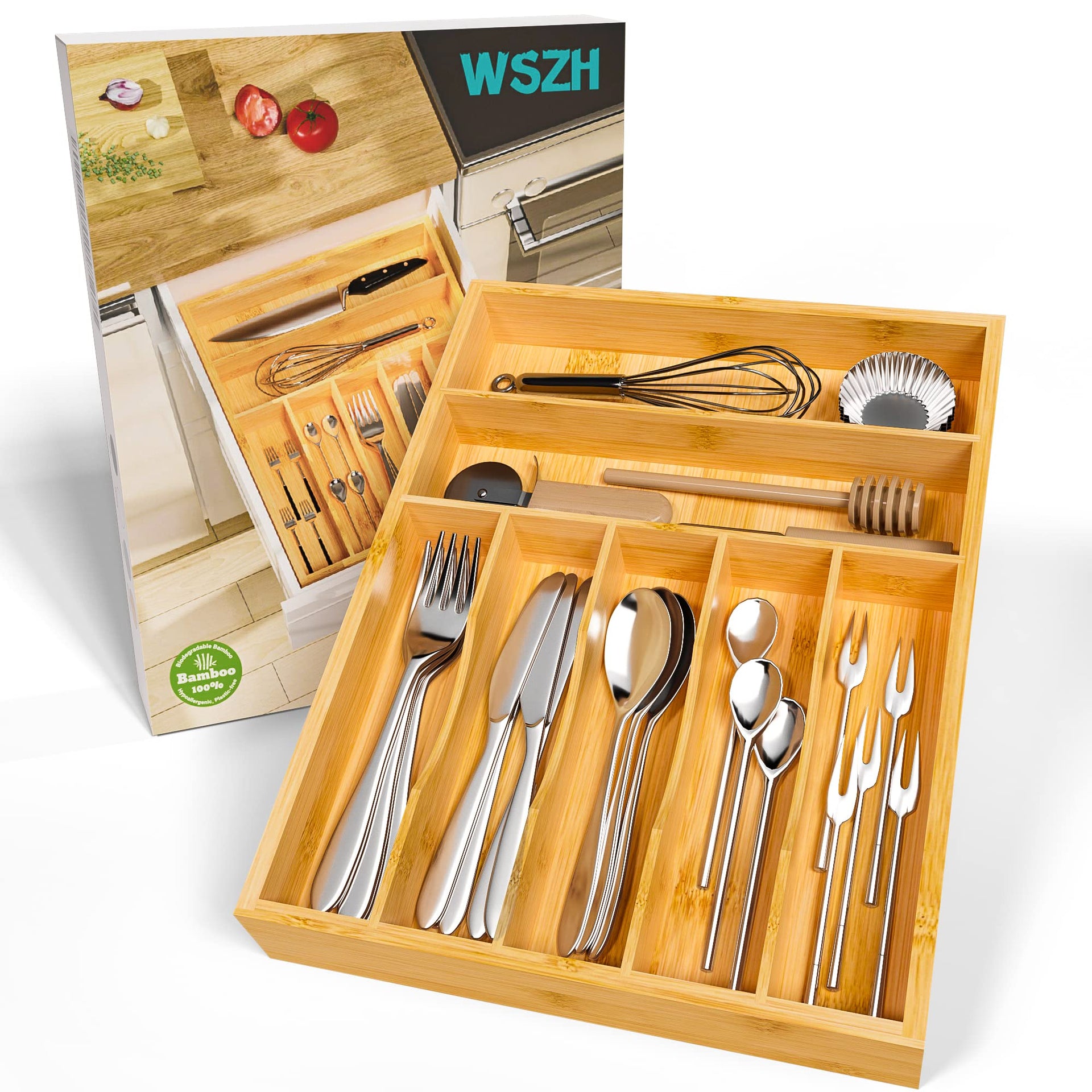 Flatware Organizer Silverware Drawer Organizer