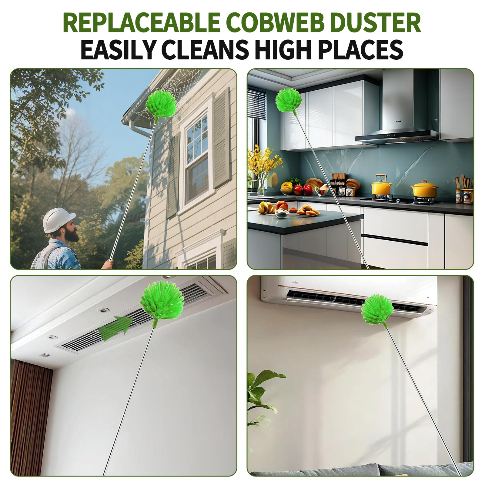 Cobweb Duster with Extension Pole